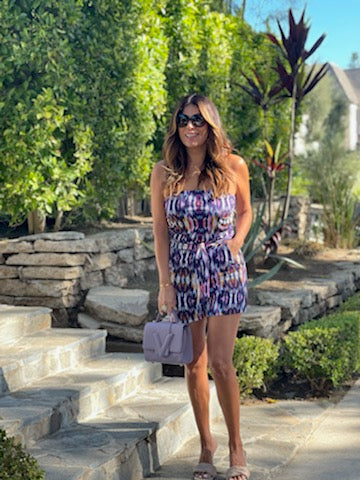 Emiliana Tube Stretch Romper-FINAL SALE