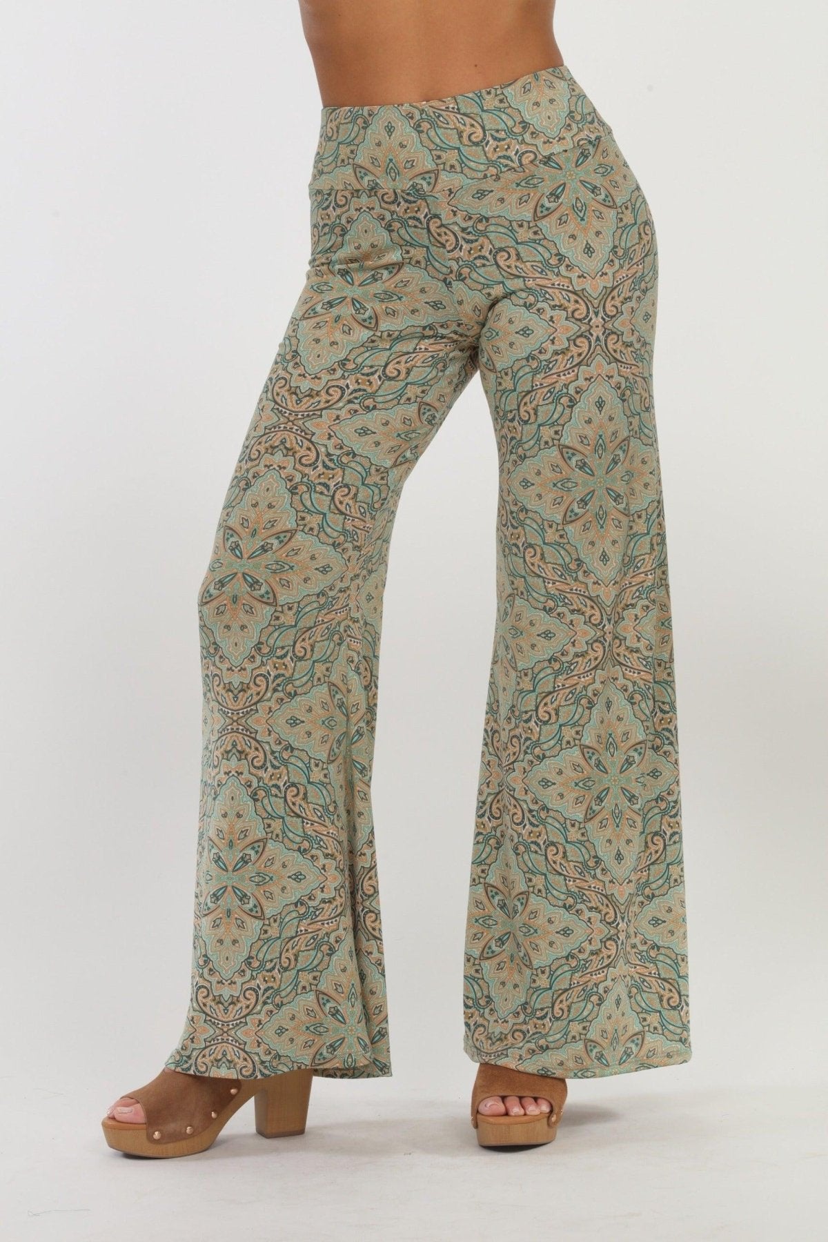 Neema Stretch Wide Leg Pants-FINAL SALE