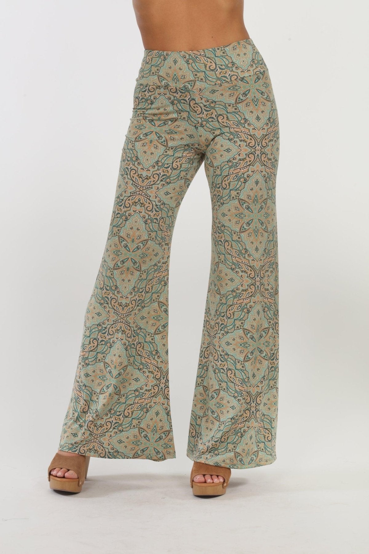 Neema Stretch Wide Leg Pants-FINAL SALE
