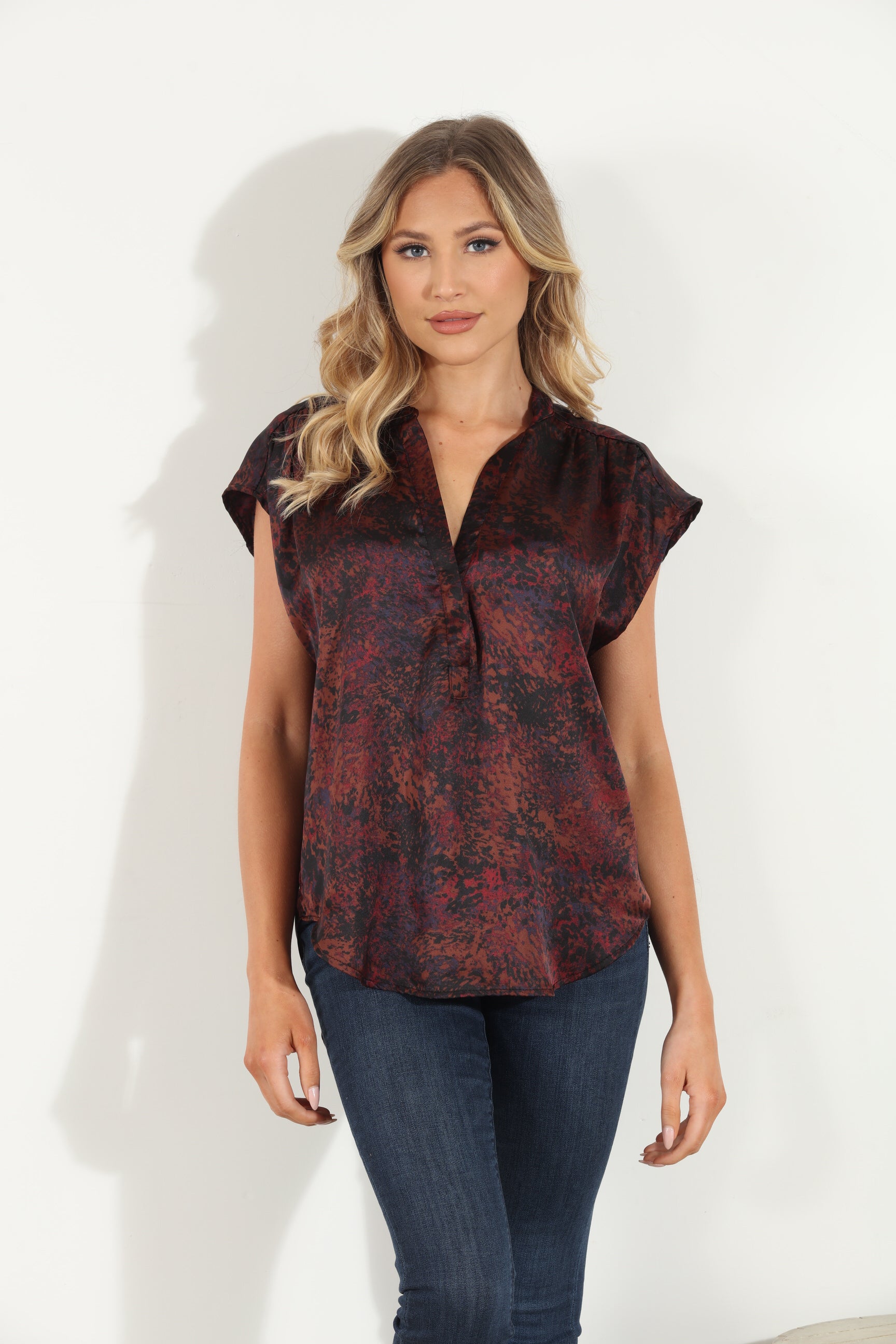 Randall Woven Dolman Tee - Best Seller