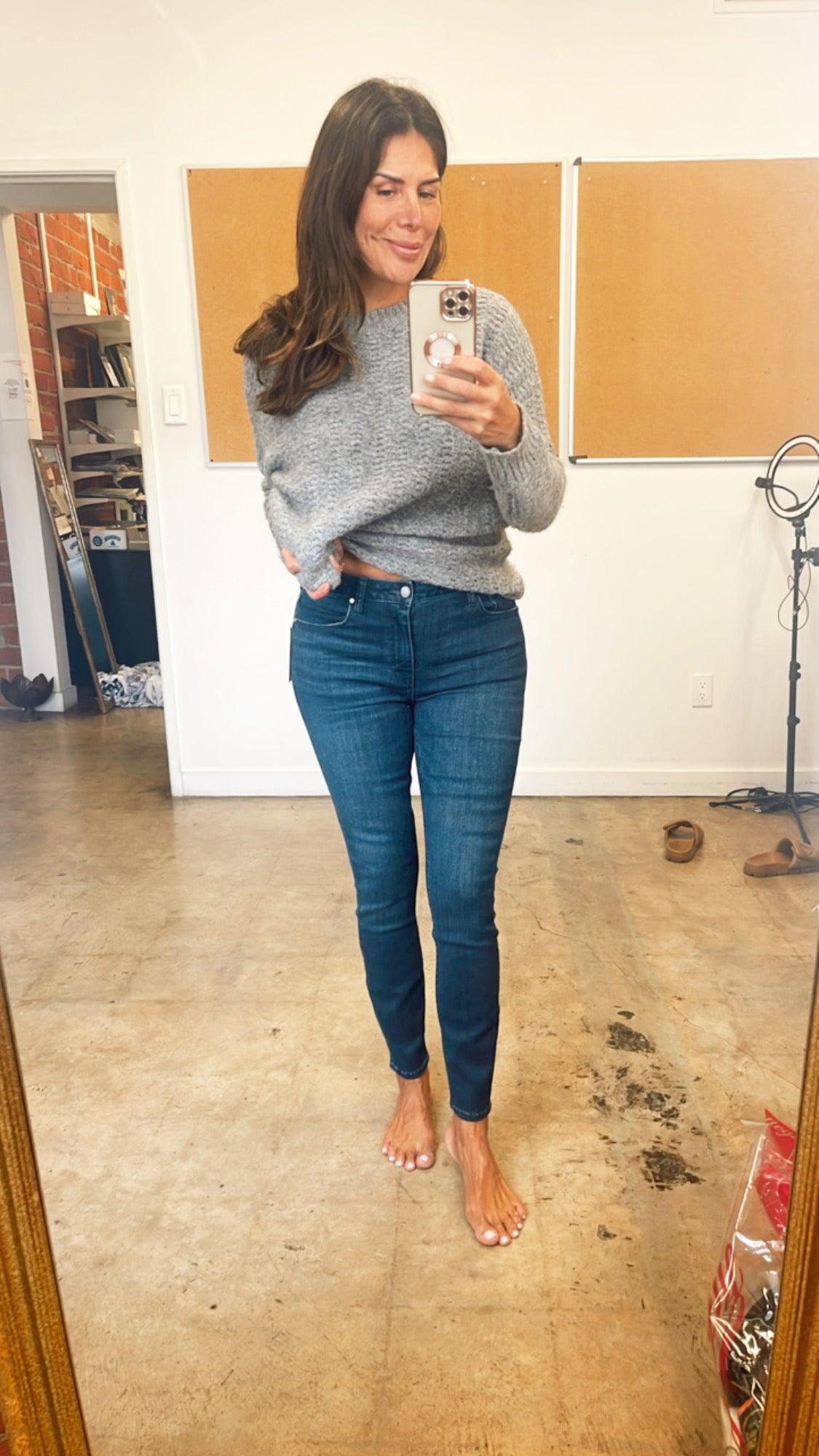 Unpublished Kora Mid Rise Skinny Jean-Dark Wash- FINAL SALE