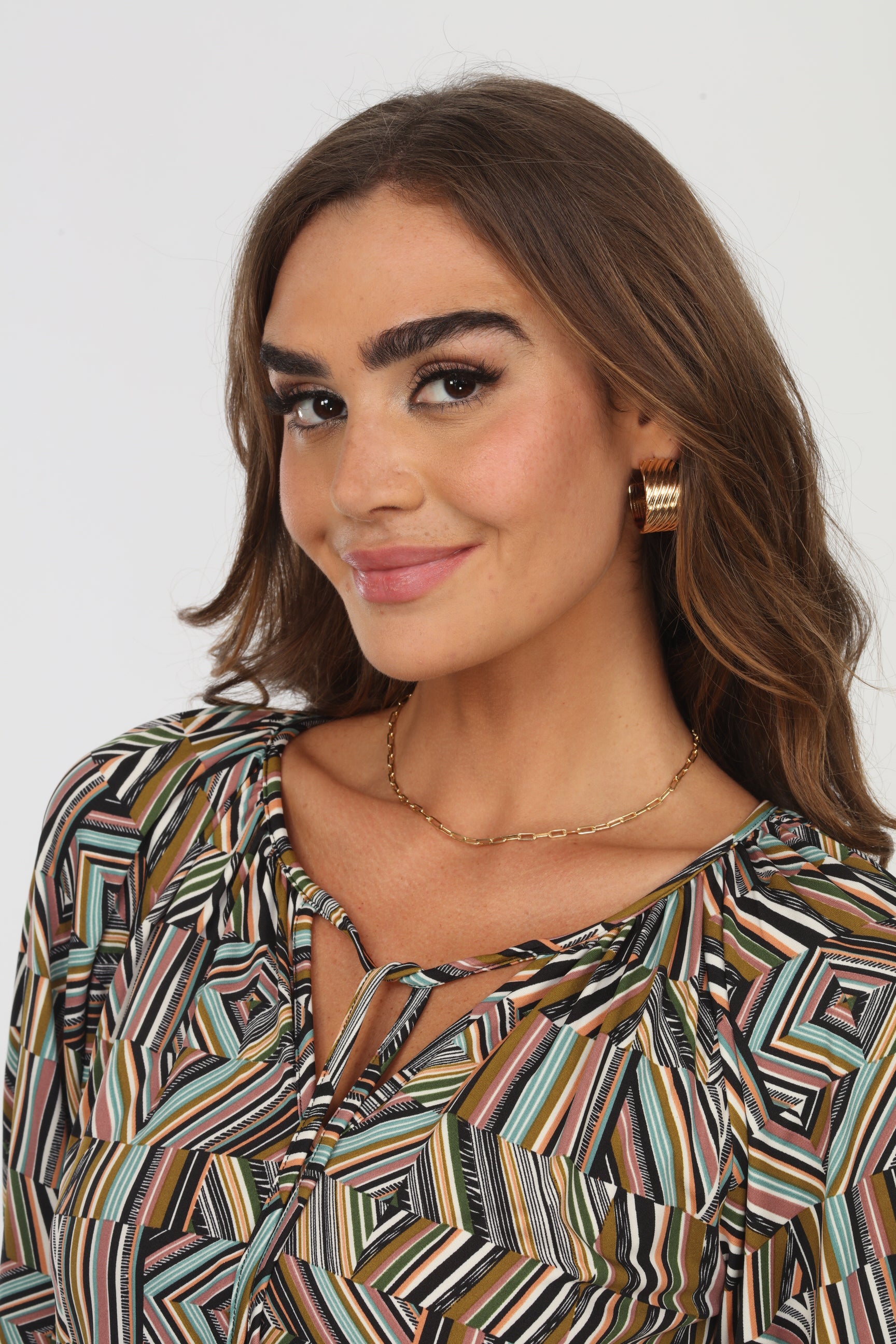 Oversized Gold Huggie Earrings