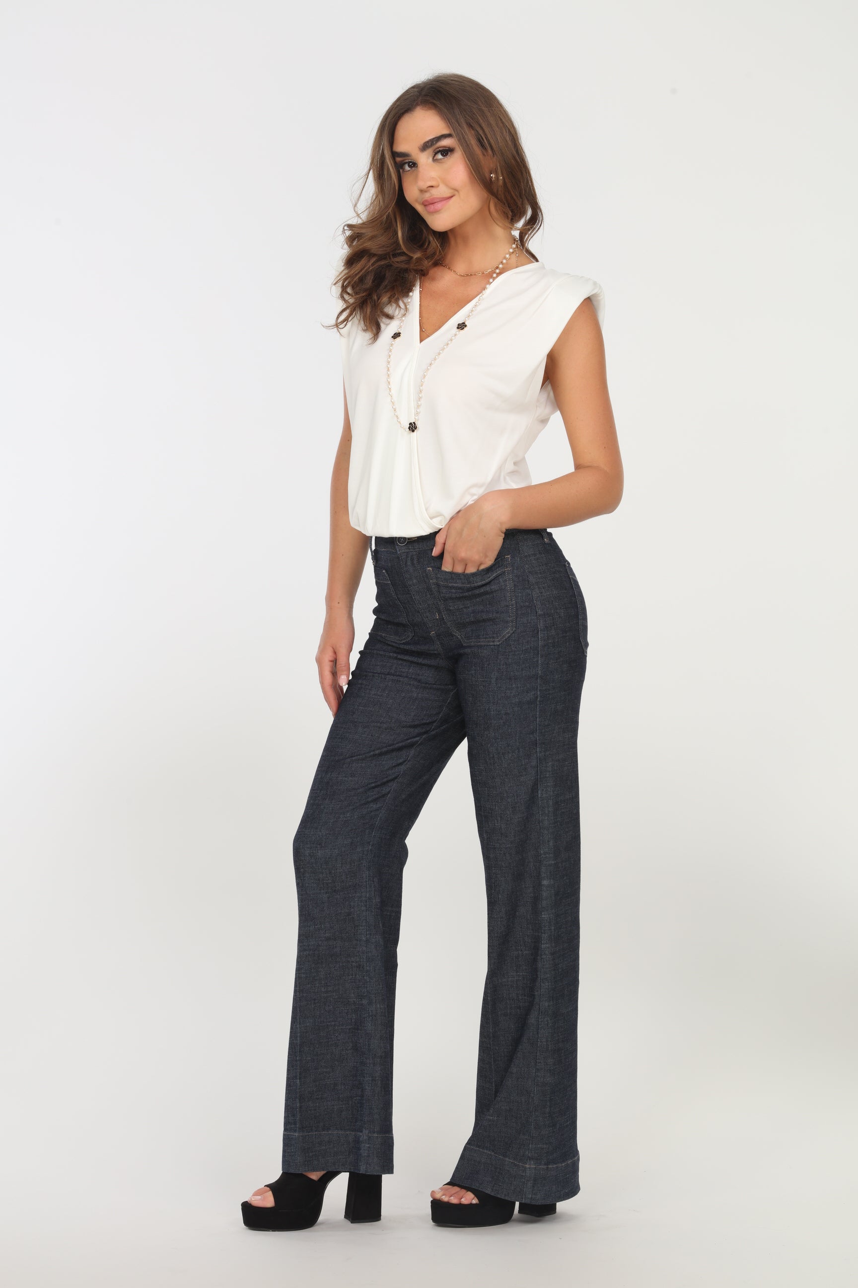 Level 99 Hampton Linen Tencel Pants