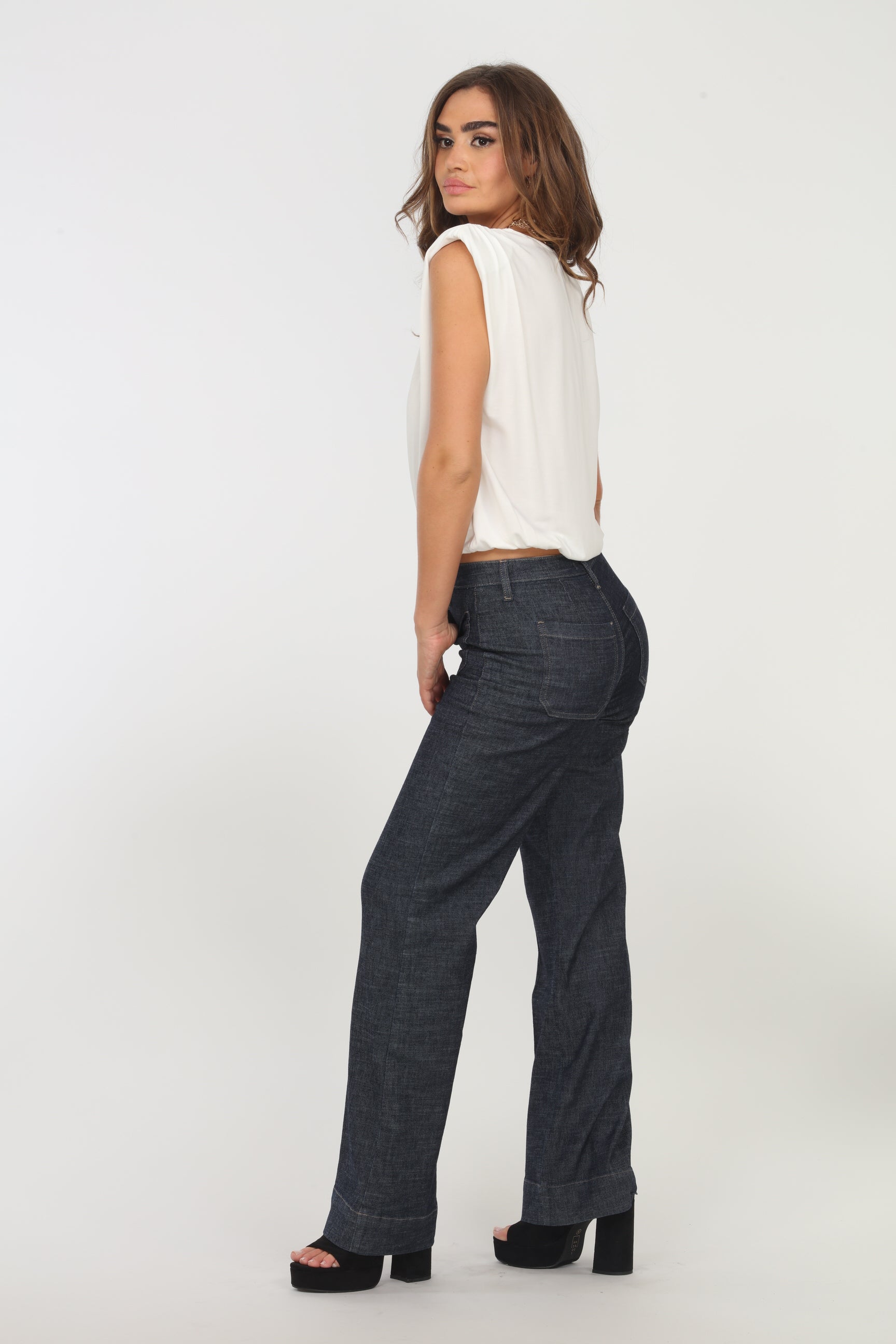 Level 99 Hampton Linen Tencel Pants