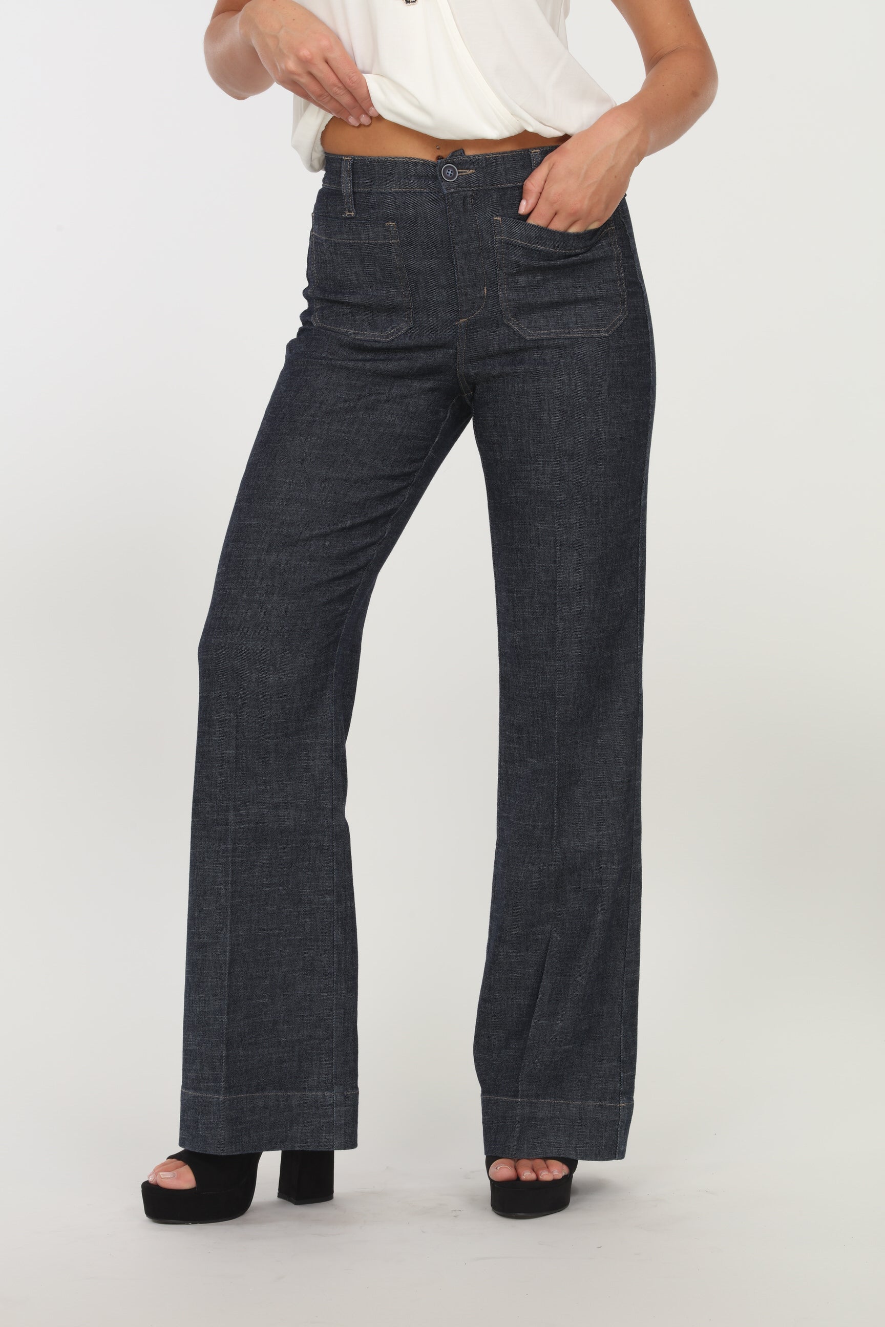 Level 99 Hampton Linen Tencel Pants