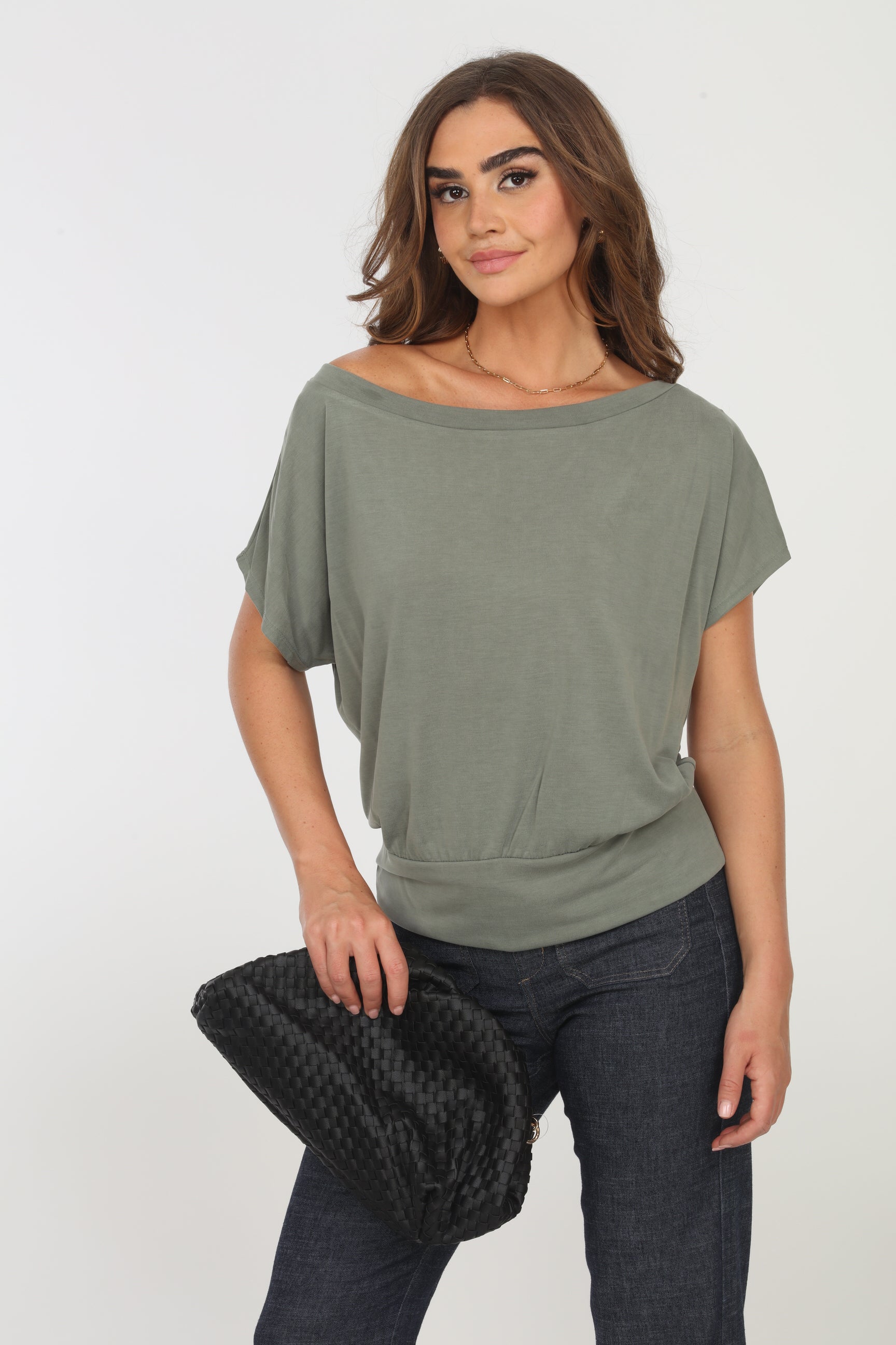 Verdina Cupro OTS Top