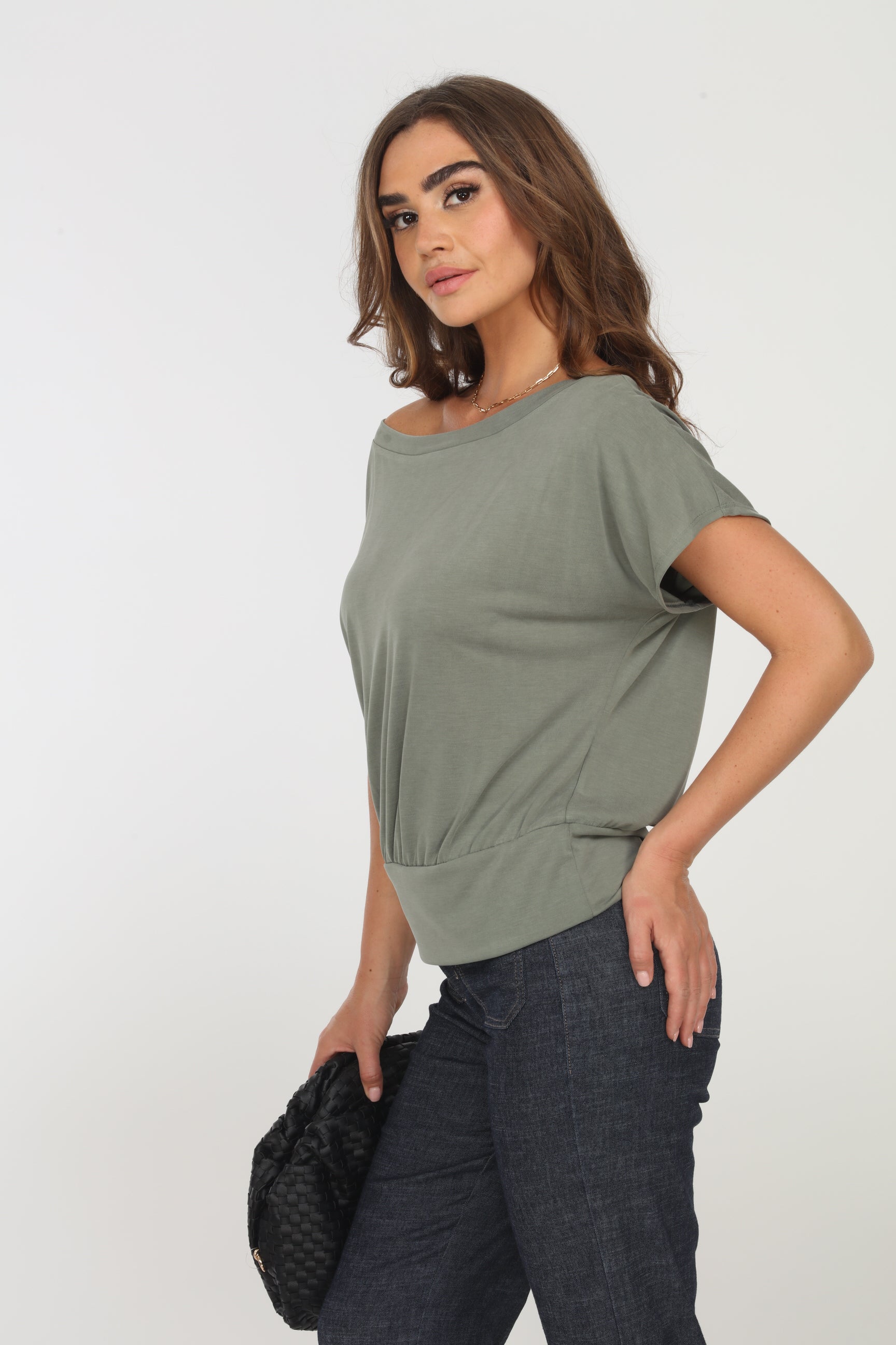 Verdina Cupro OTS Top
