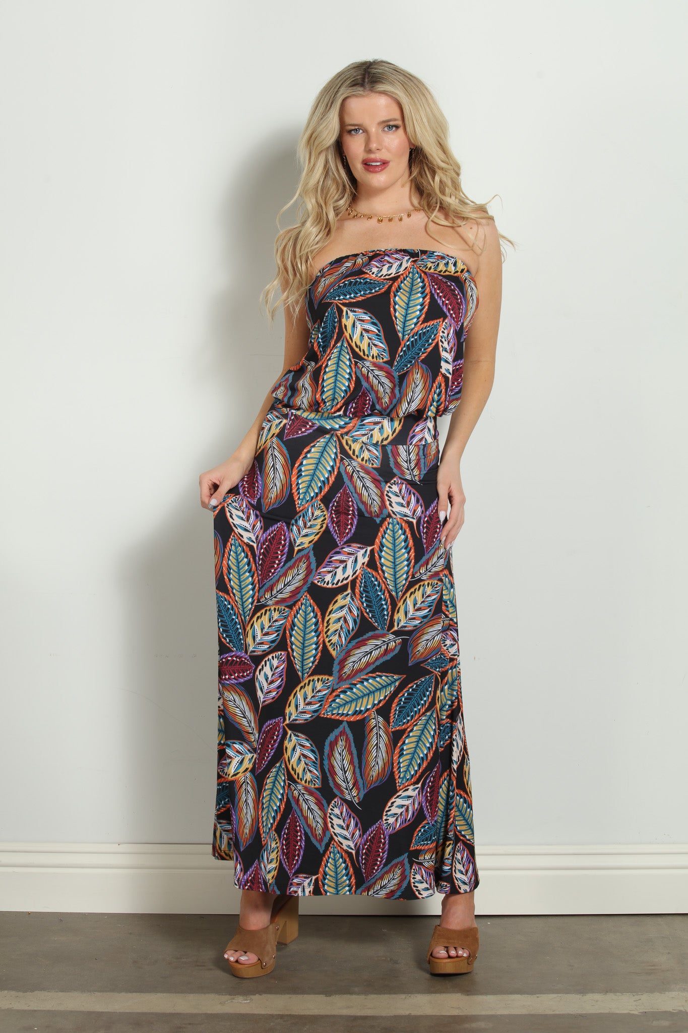 Madora Strapless Dropwaist Maxi- FINAL SALE