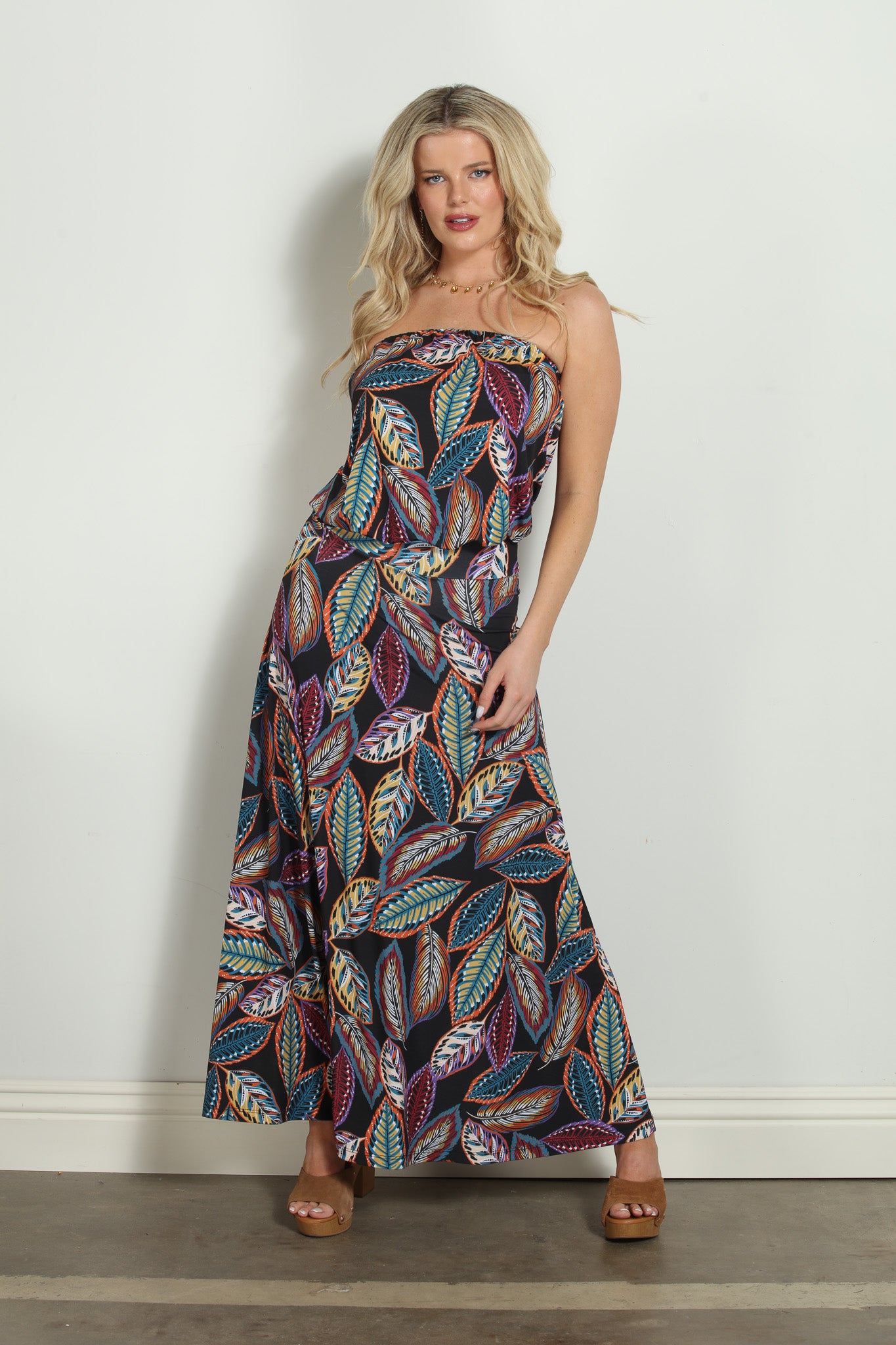 Madora Strapless Dropwaist Maxi- FINAL SALE