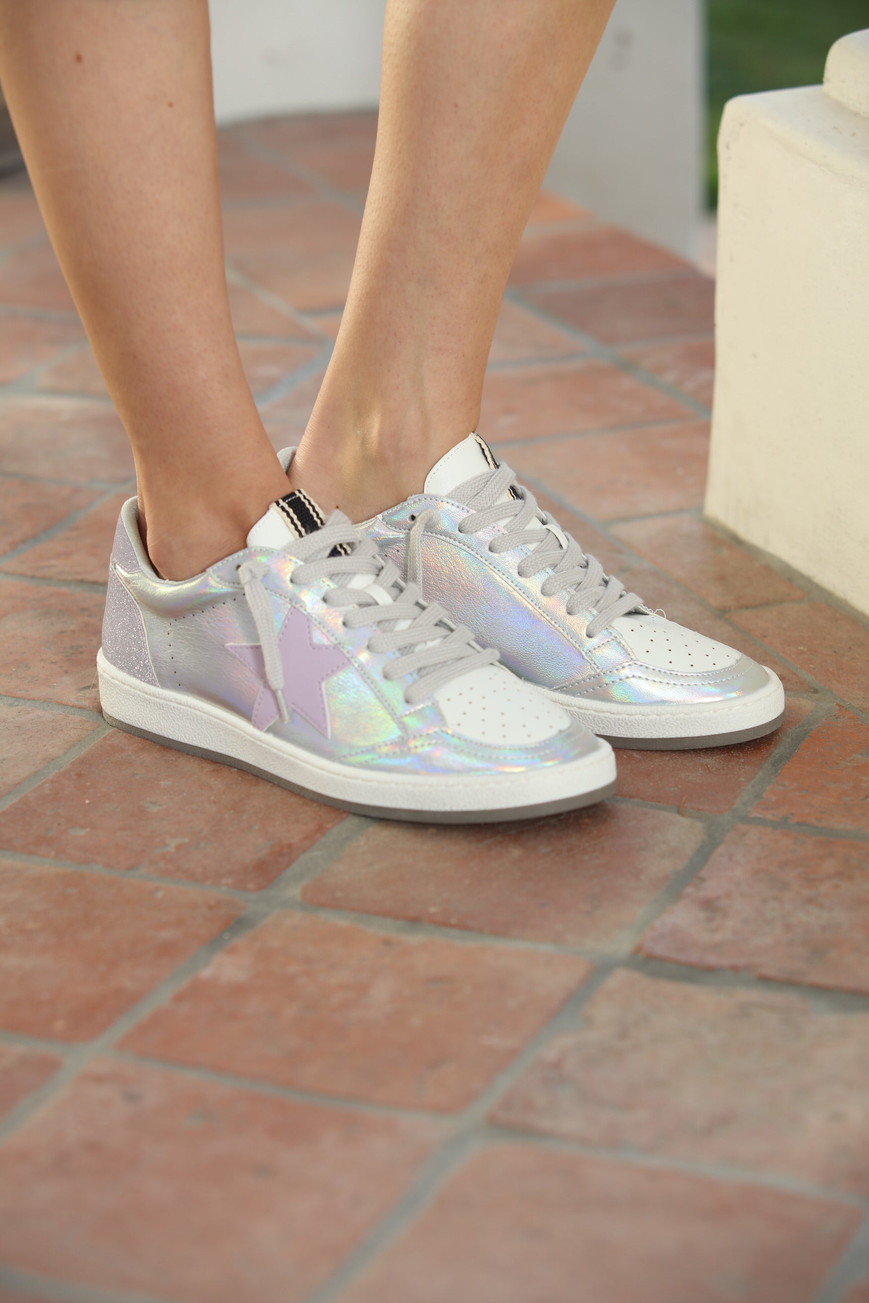 Paz Lilac Low-Top Sneaker-FINAL SALE