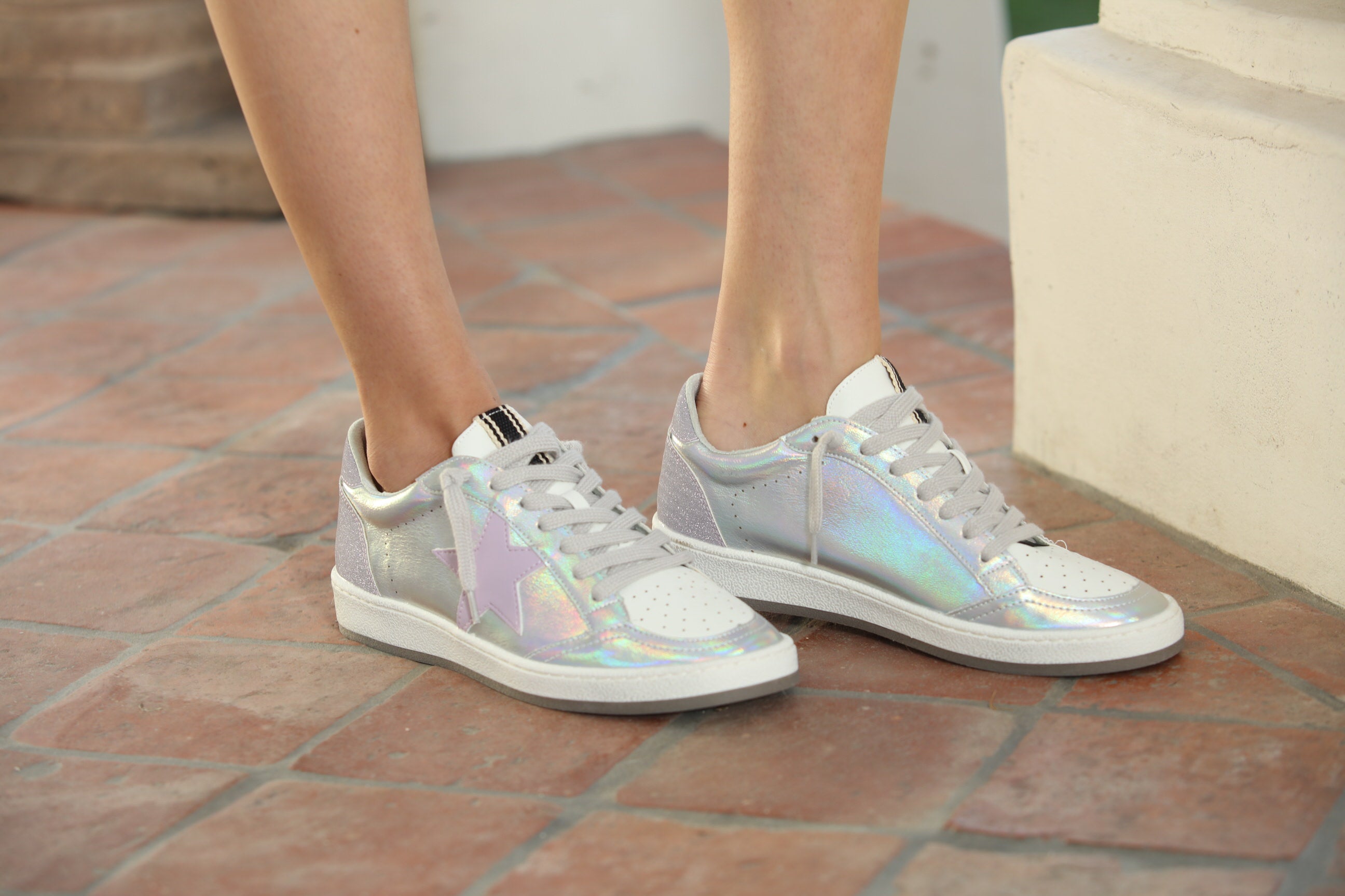 Paz Lilac Low-Top Sneaker-FINAL SALE