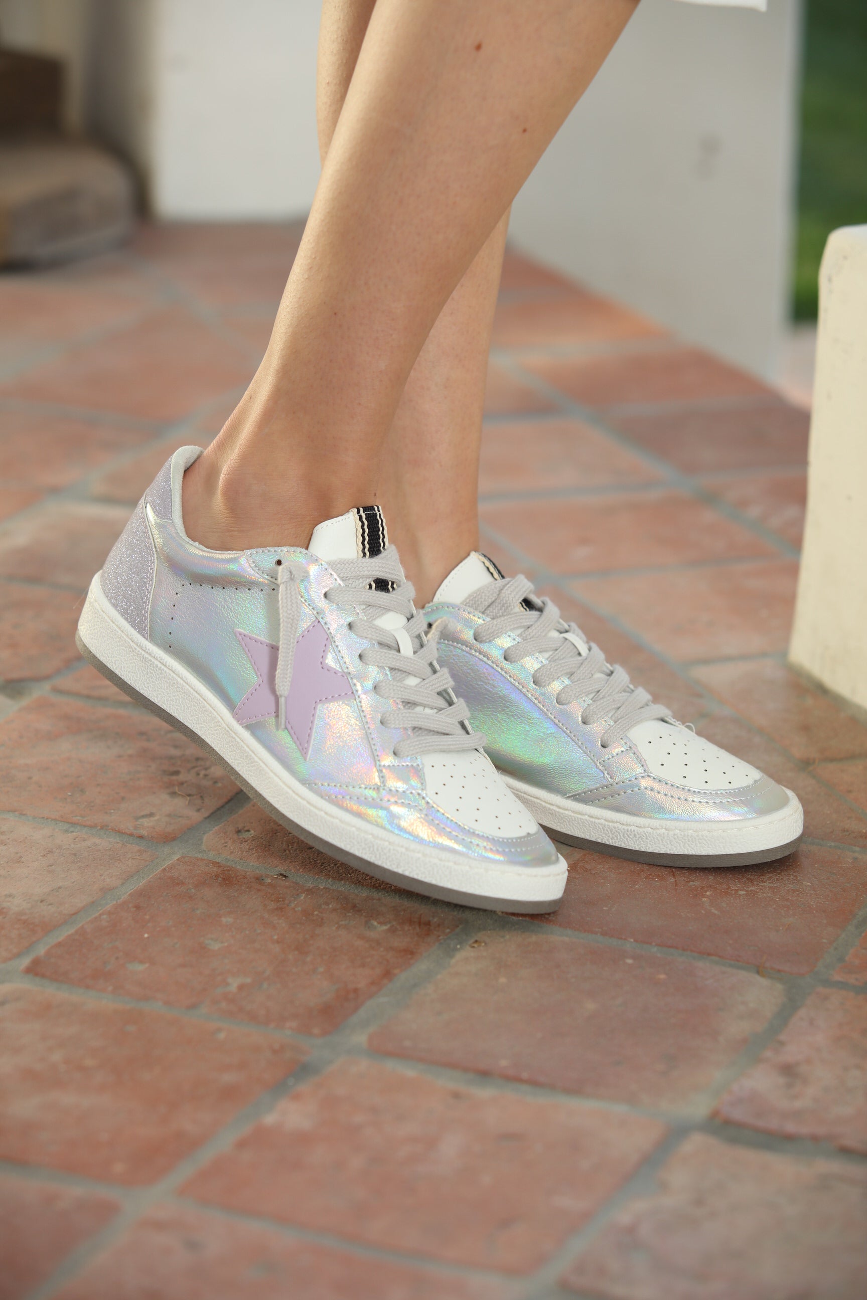 Paz Lilac Low-Top Sneaker-FINAL SALE