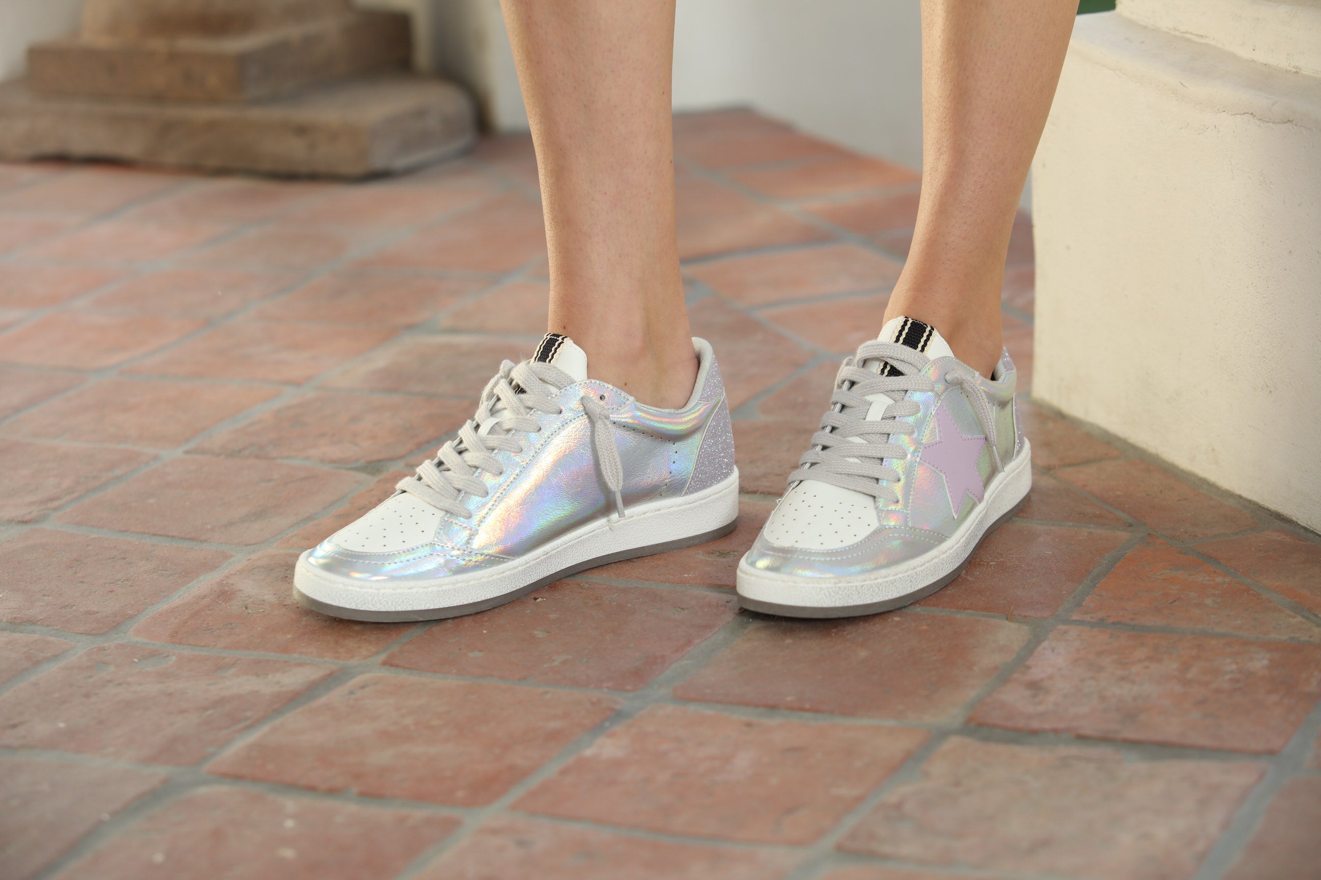 Paz Lilac Low-Top Sneaker-FINAL SALE