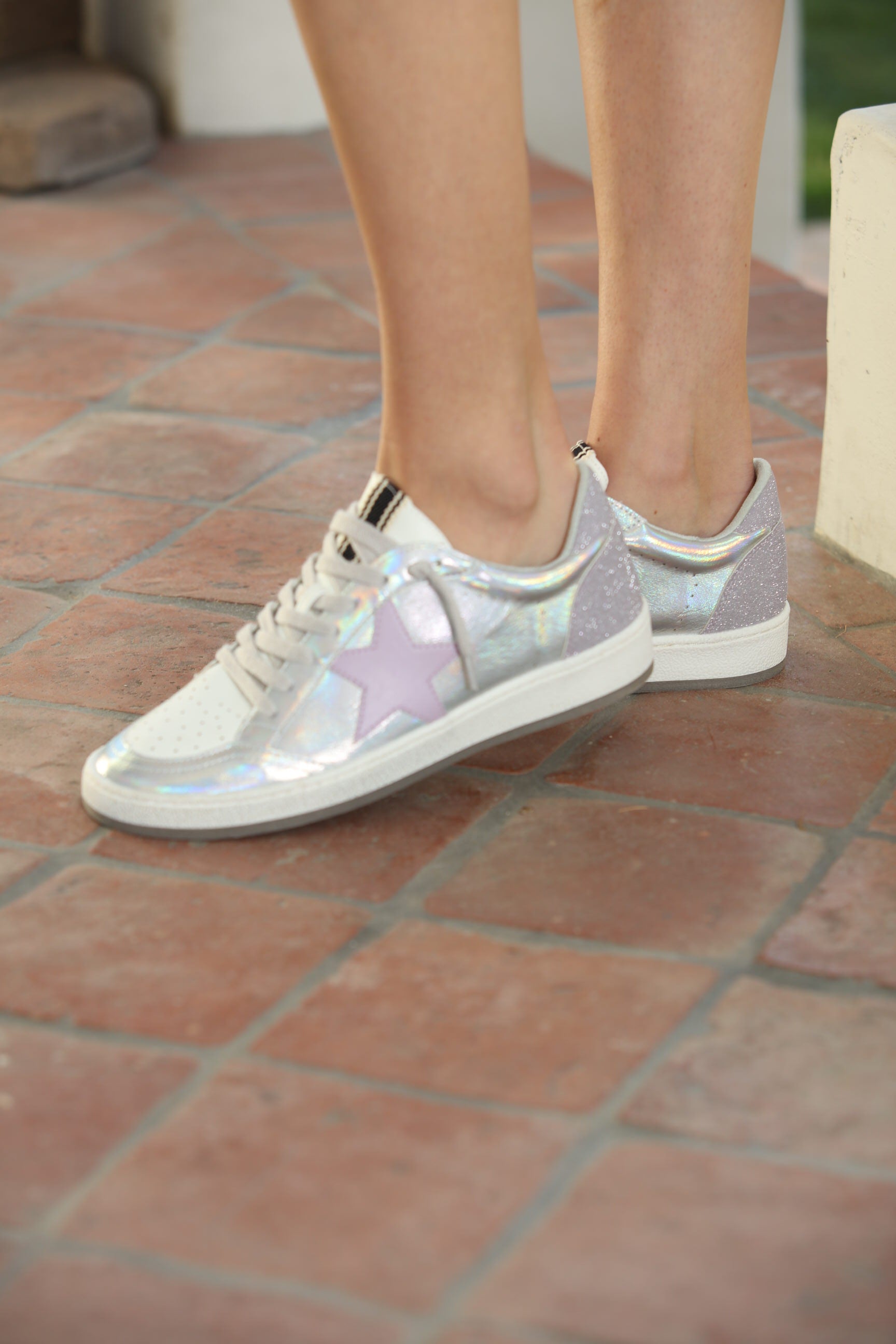 Paz Lilac Low-Top Sneaker-FINAL SALE