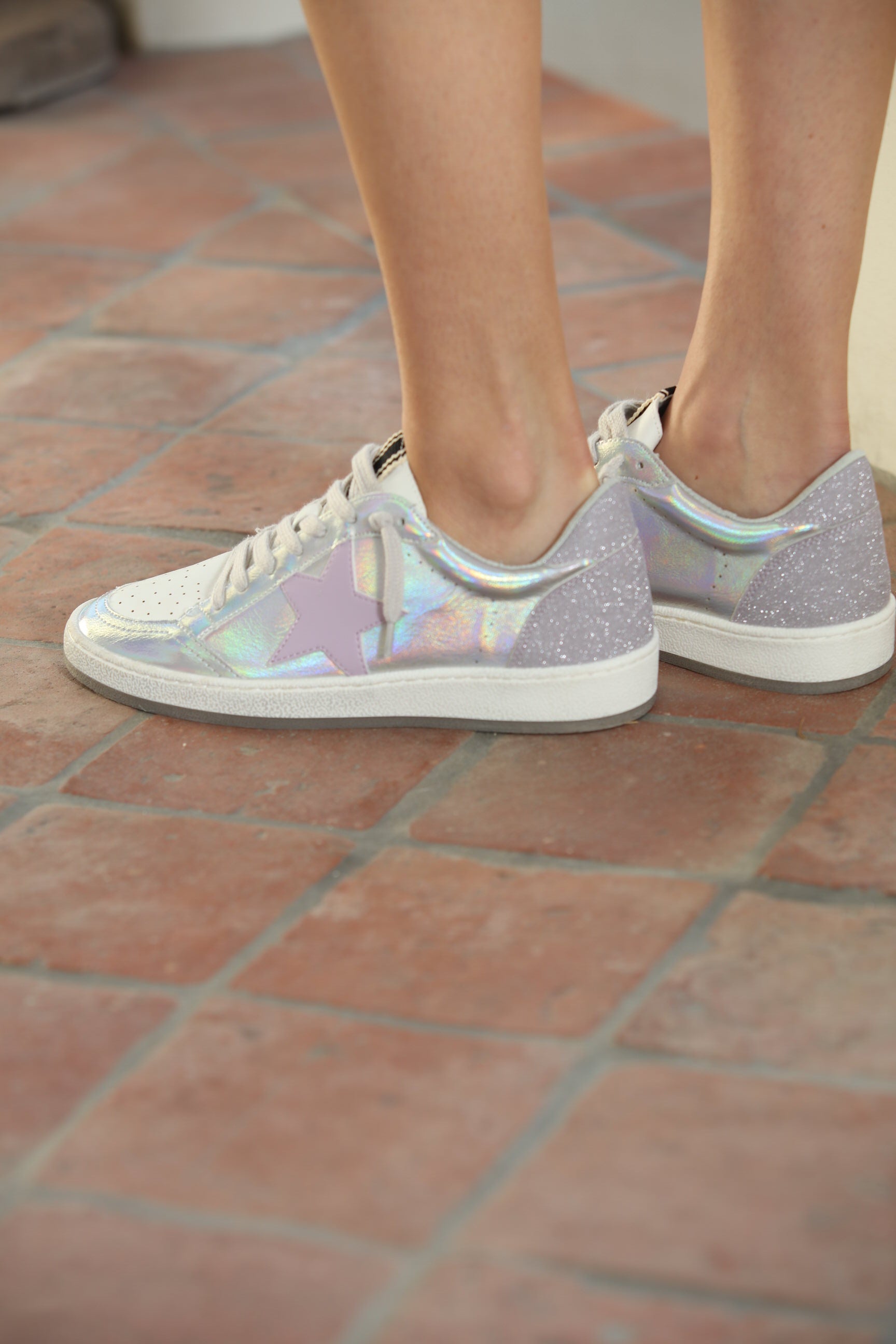 Paz Lilac Low-Top Sneaker-FINAL SALE