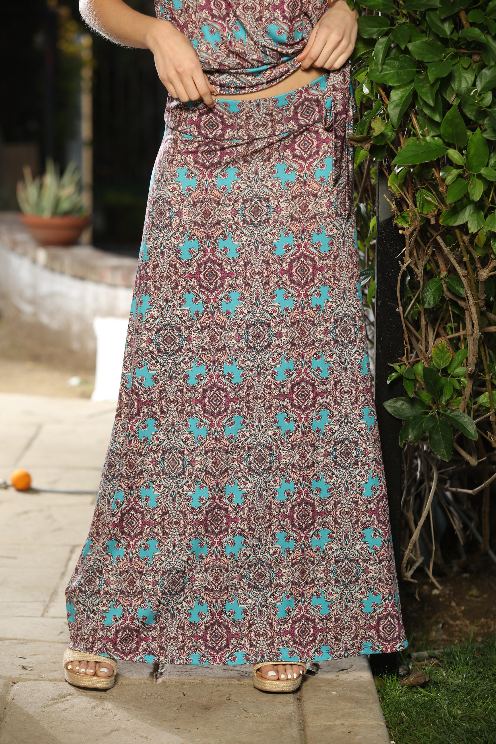 Claudia Stretch Maxi Skirt-FINAL SALE