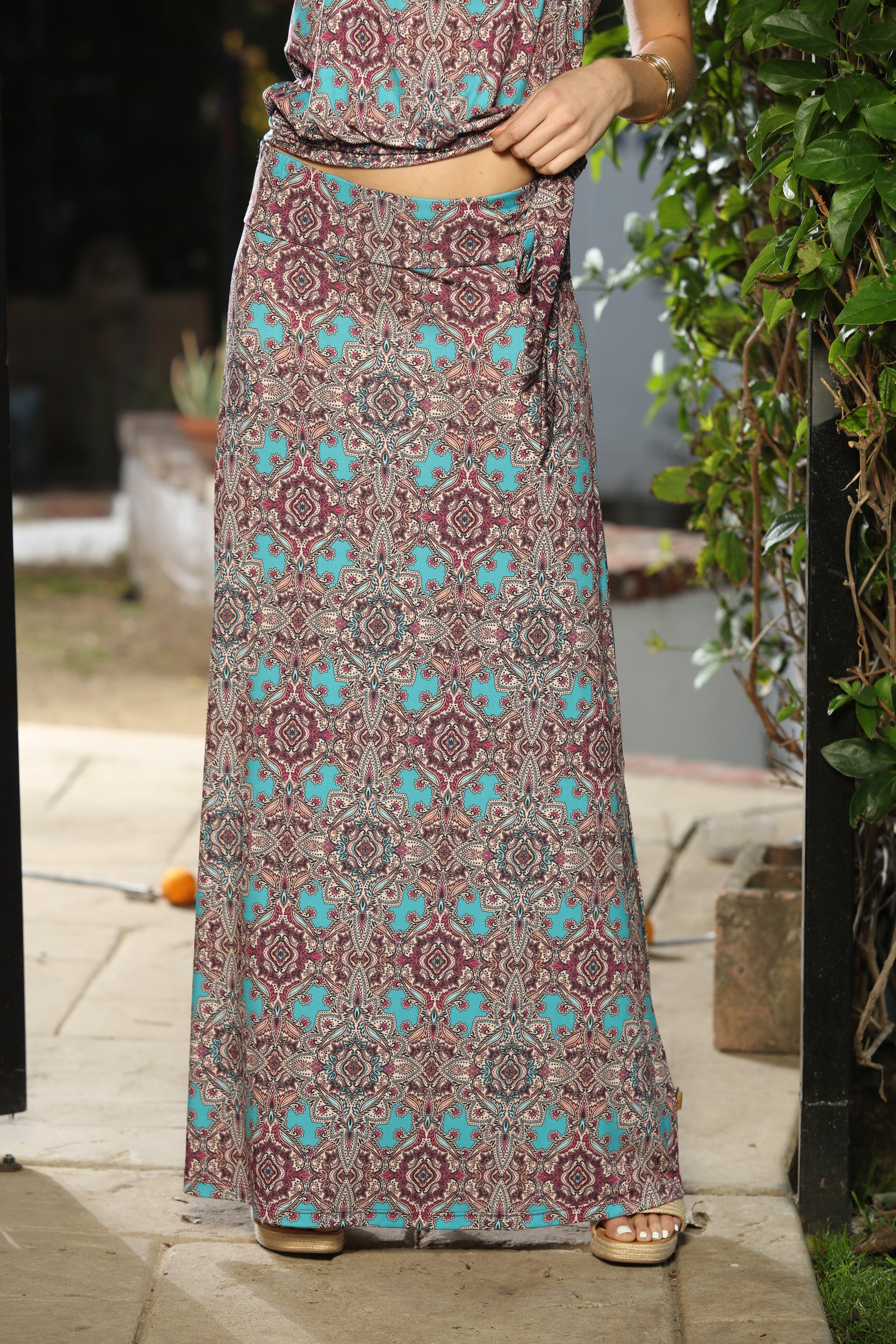 Claudia Stretch Maxi Skirt-FINAL SALE