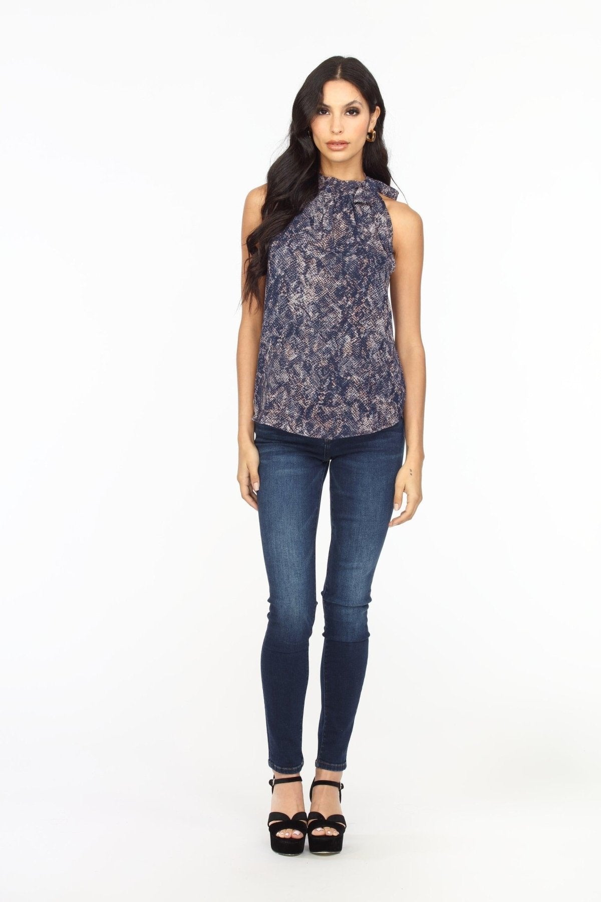 Huxley Side Tie Halter Top-FINAL SALE