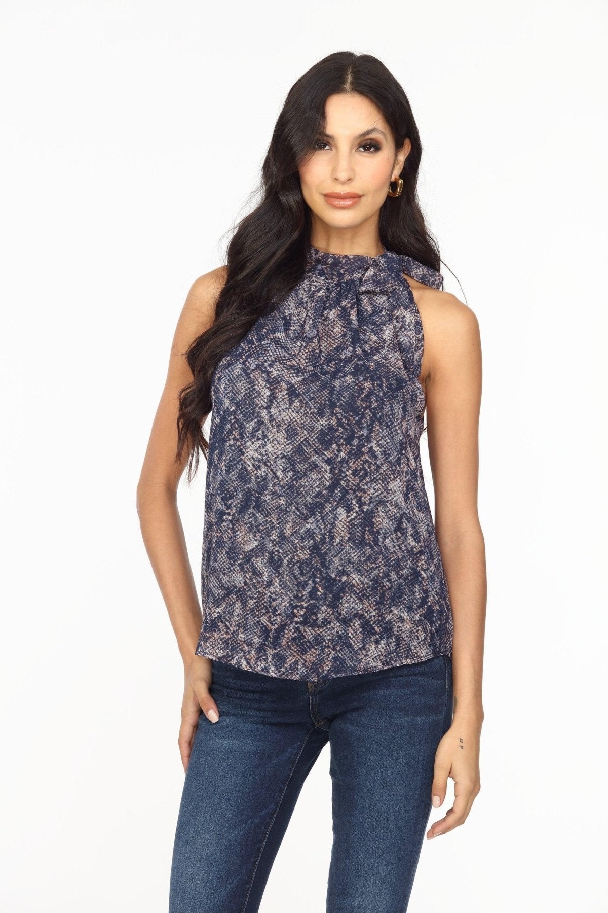 Huxley Side Tie Halter Top-FINAL SALE