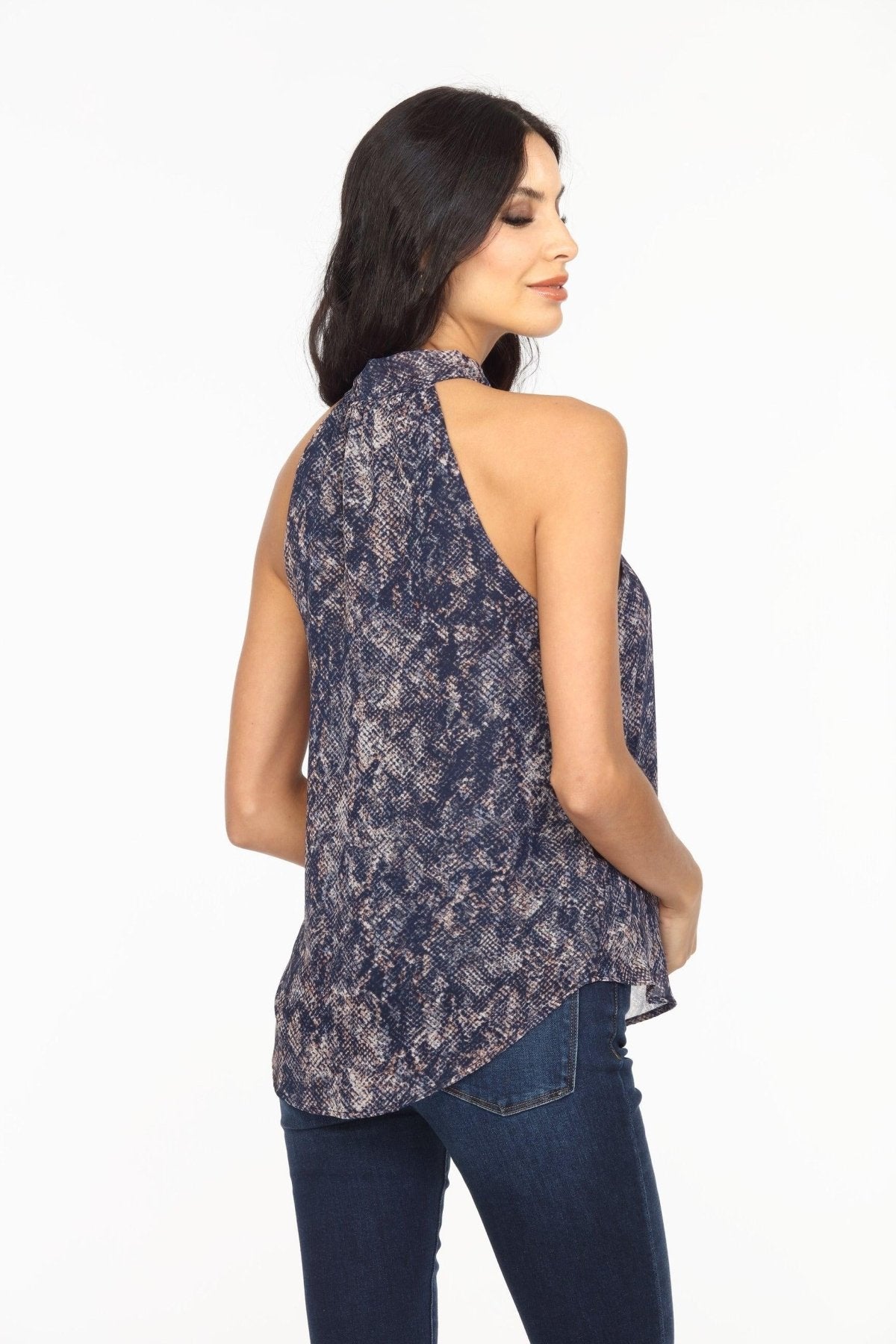 Huxley Side Tie Halter Top-FINAL SALE