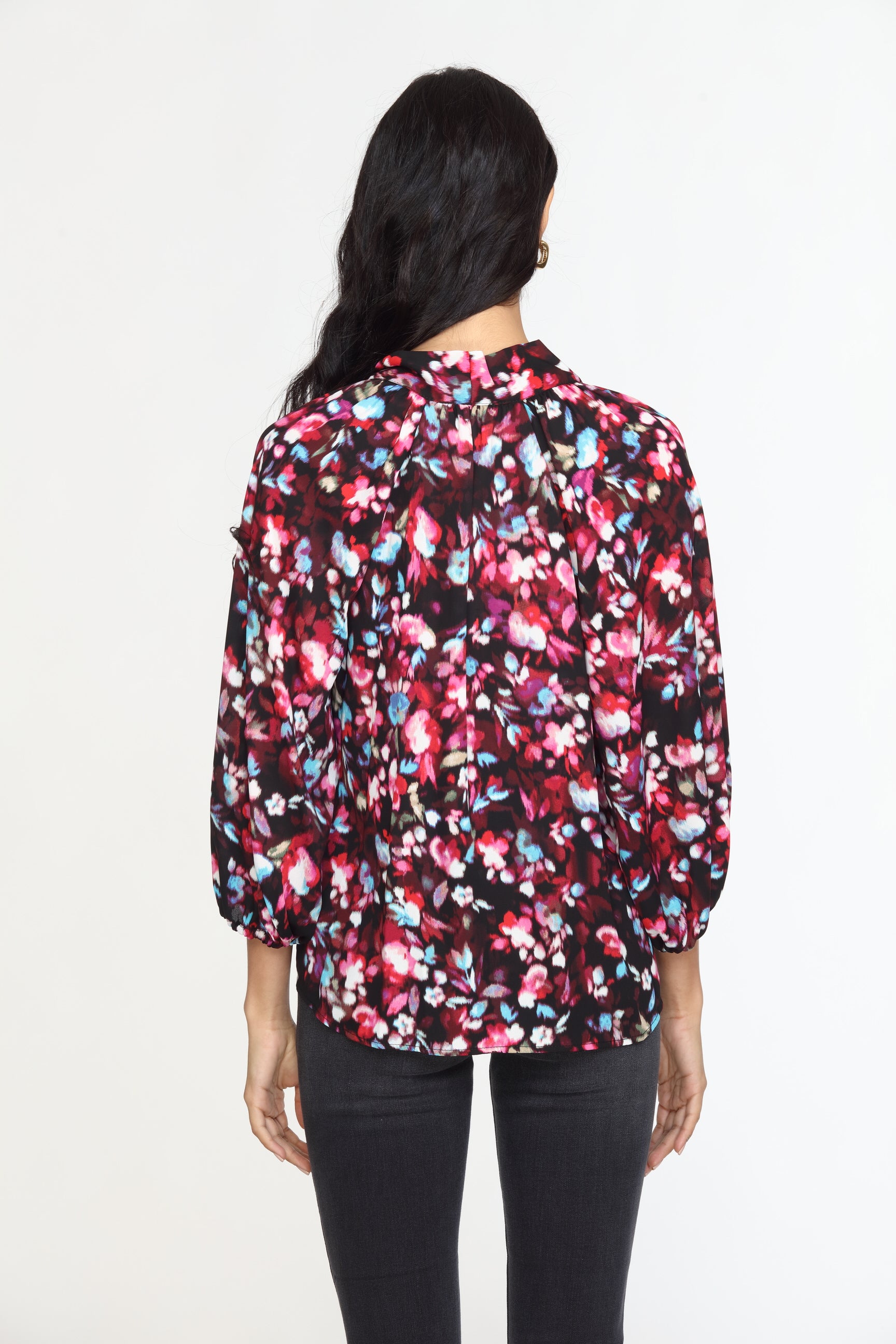 Bali Tie Neck Blouse-FINAL SALE