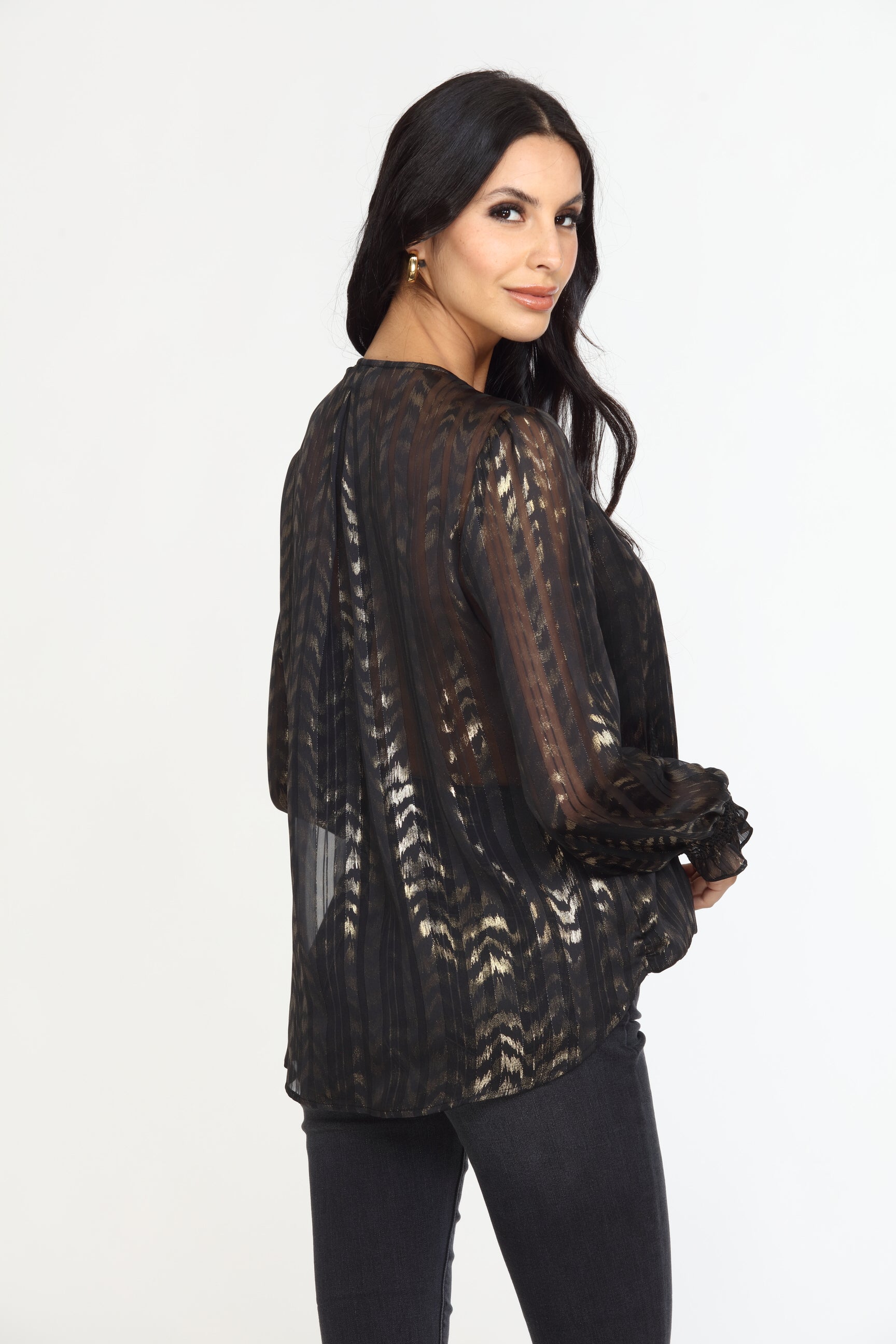 Manda Surplice Blouse-FINAL SALE