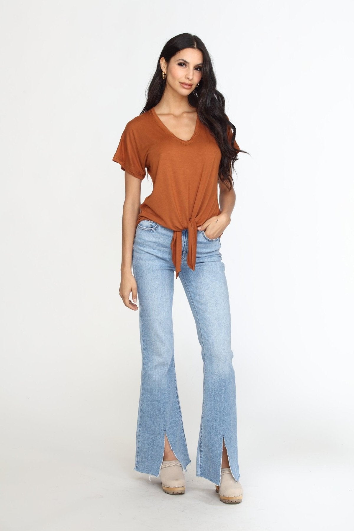 Copper Tee with Front Tie-BEST SELLER