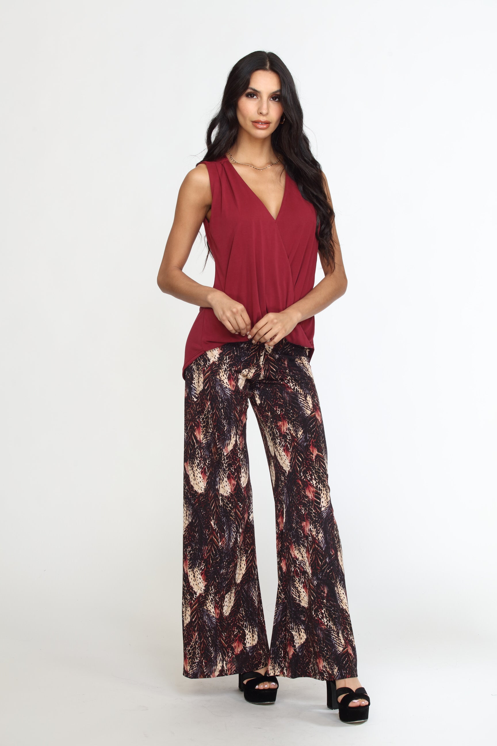 Roanoke Stretch Flare Leg Pants - FINAL SALE