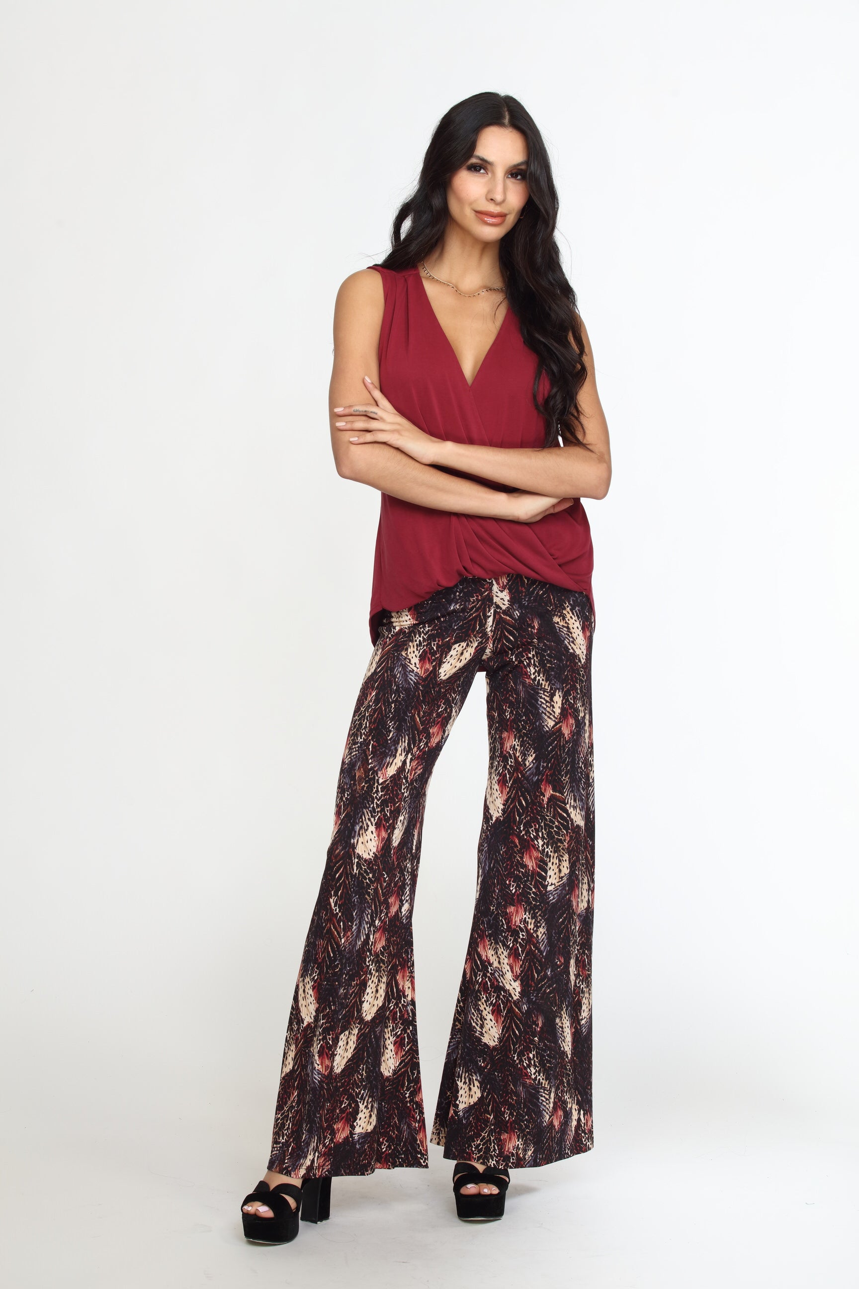 Roanoke Stretch Flare Leg Pants - FINAL SALE