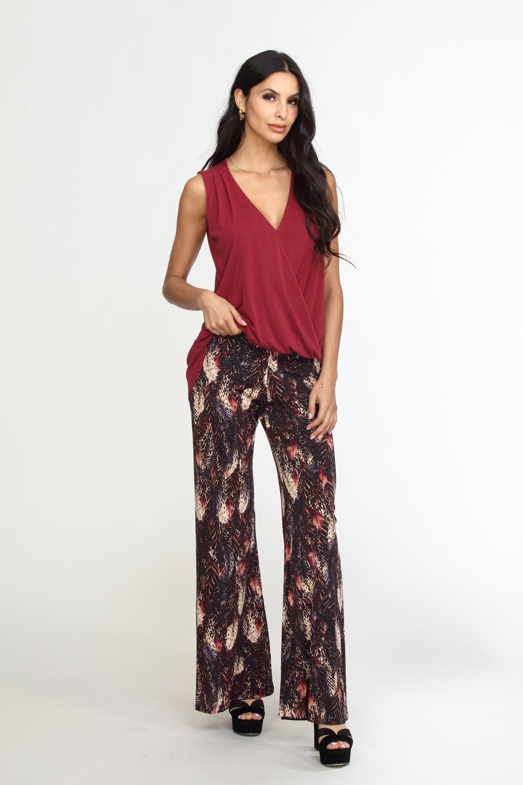 Roanoke Stretch Flare Leg Pants - FINAL SALE