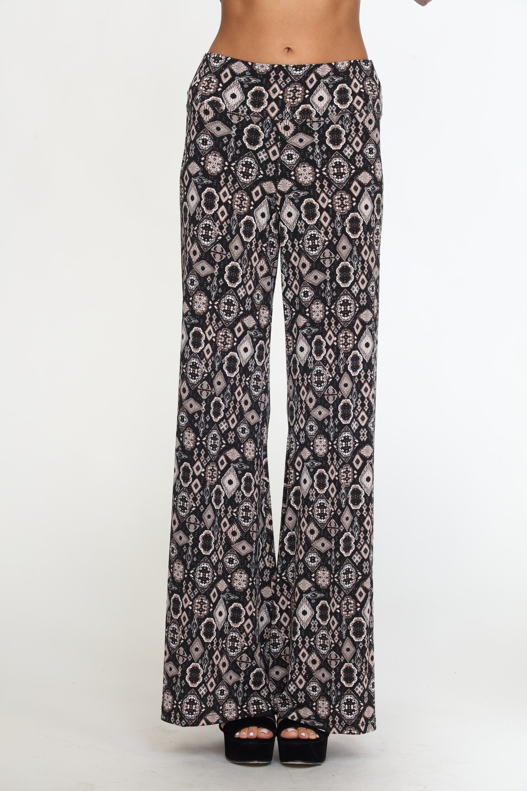 Wanda Stretch Flare Leg Pants -FINAL SALE