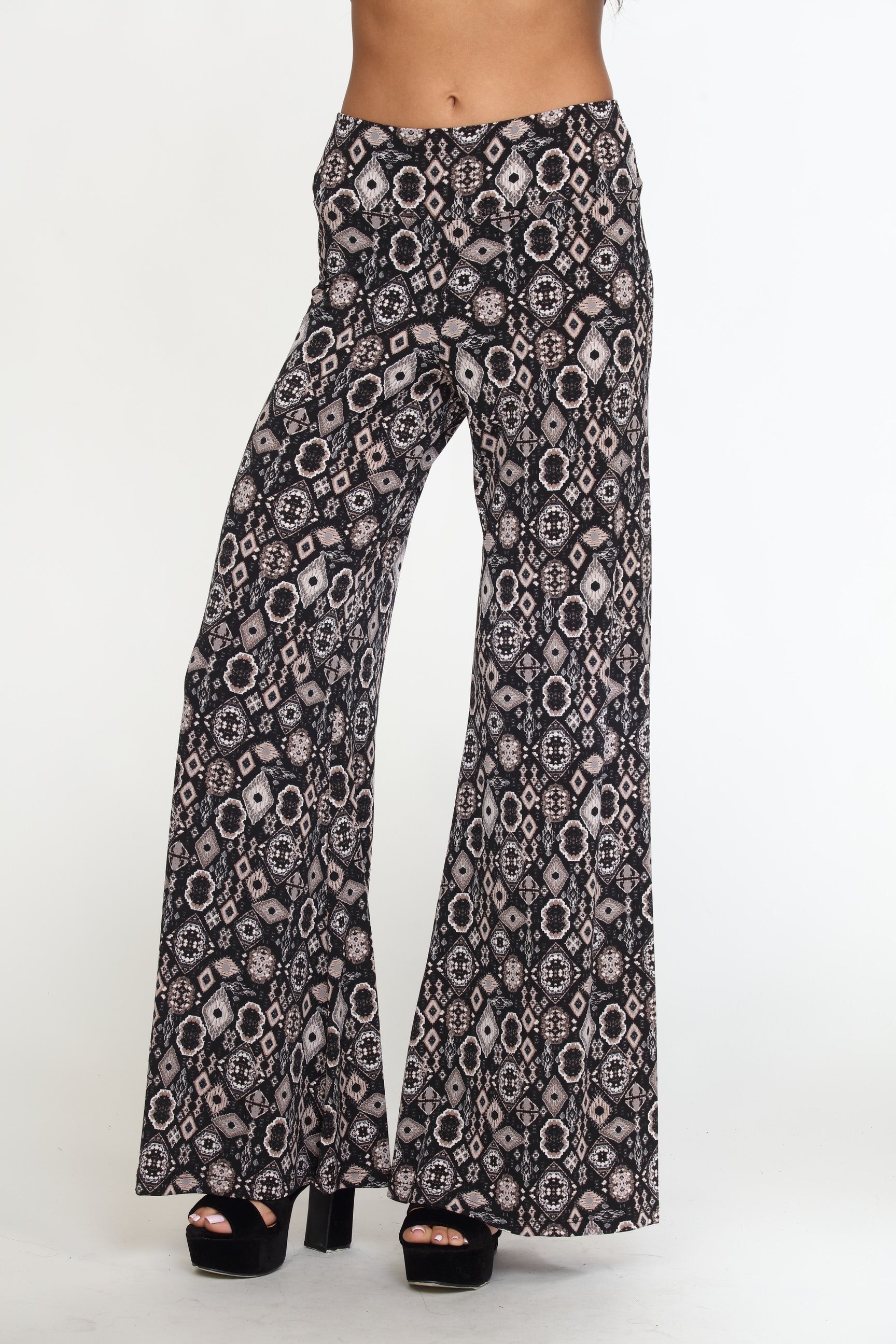 Wanda Stretch Flare Leg Pants -FINAL SALE