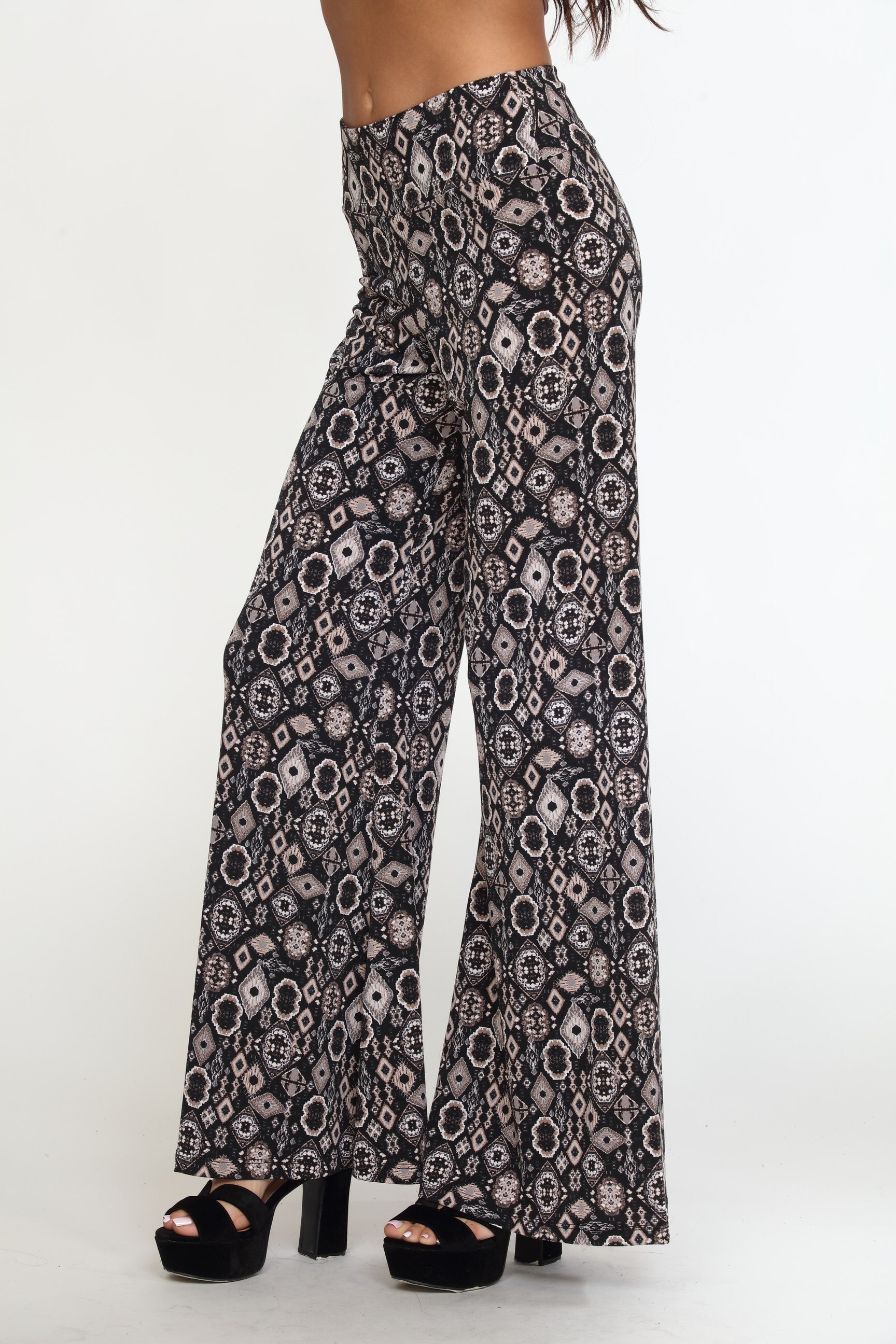 Wanda Stretch Flare Leg Pants -FINAL SALE
