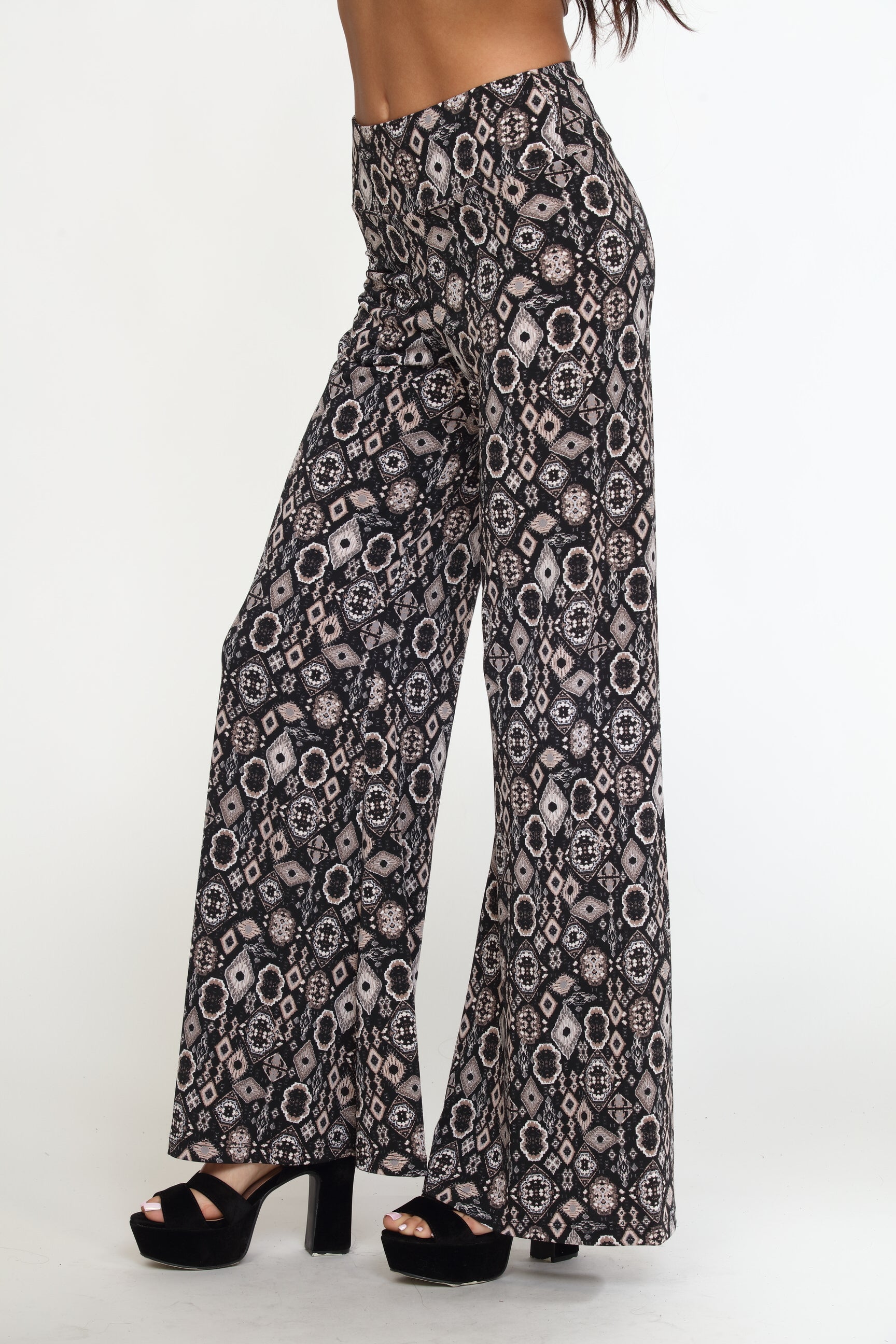 Wanda Stretch Flare Leg Pants -FINAL SALE