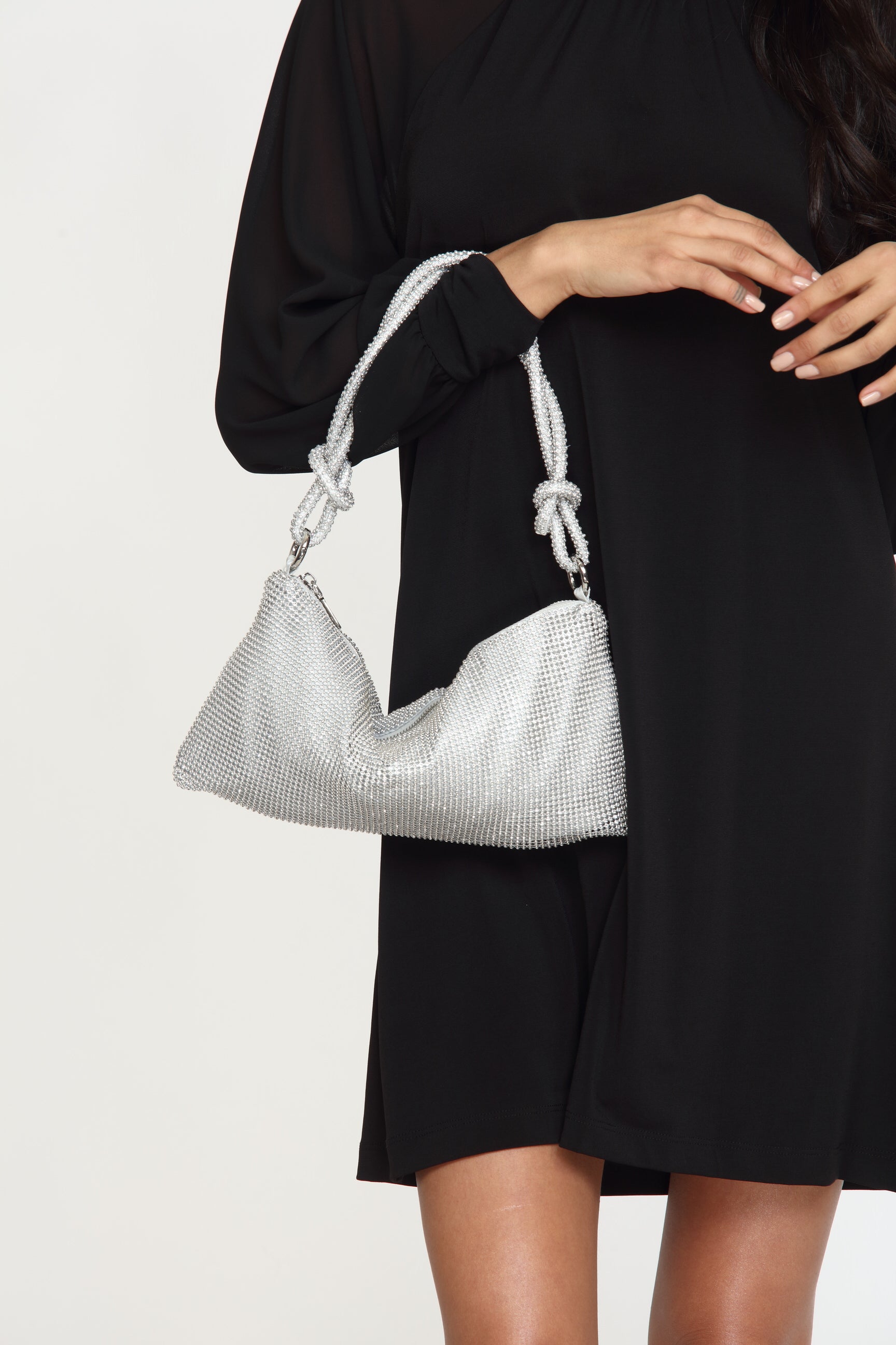 Silver Chain Party Purse