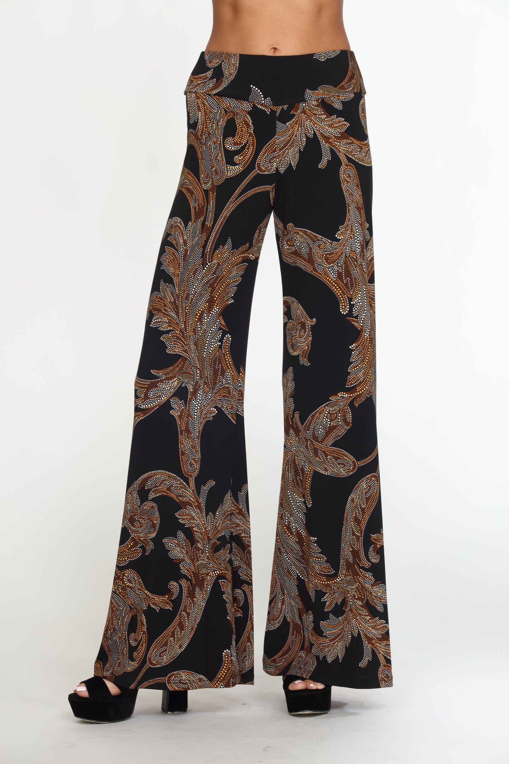 Zandra Stretch Flare Leg Pants