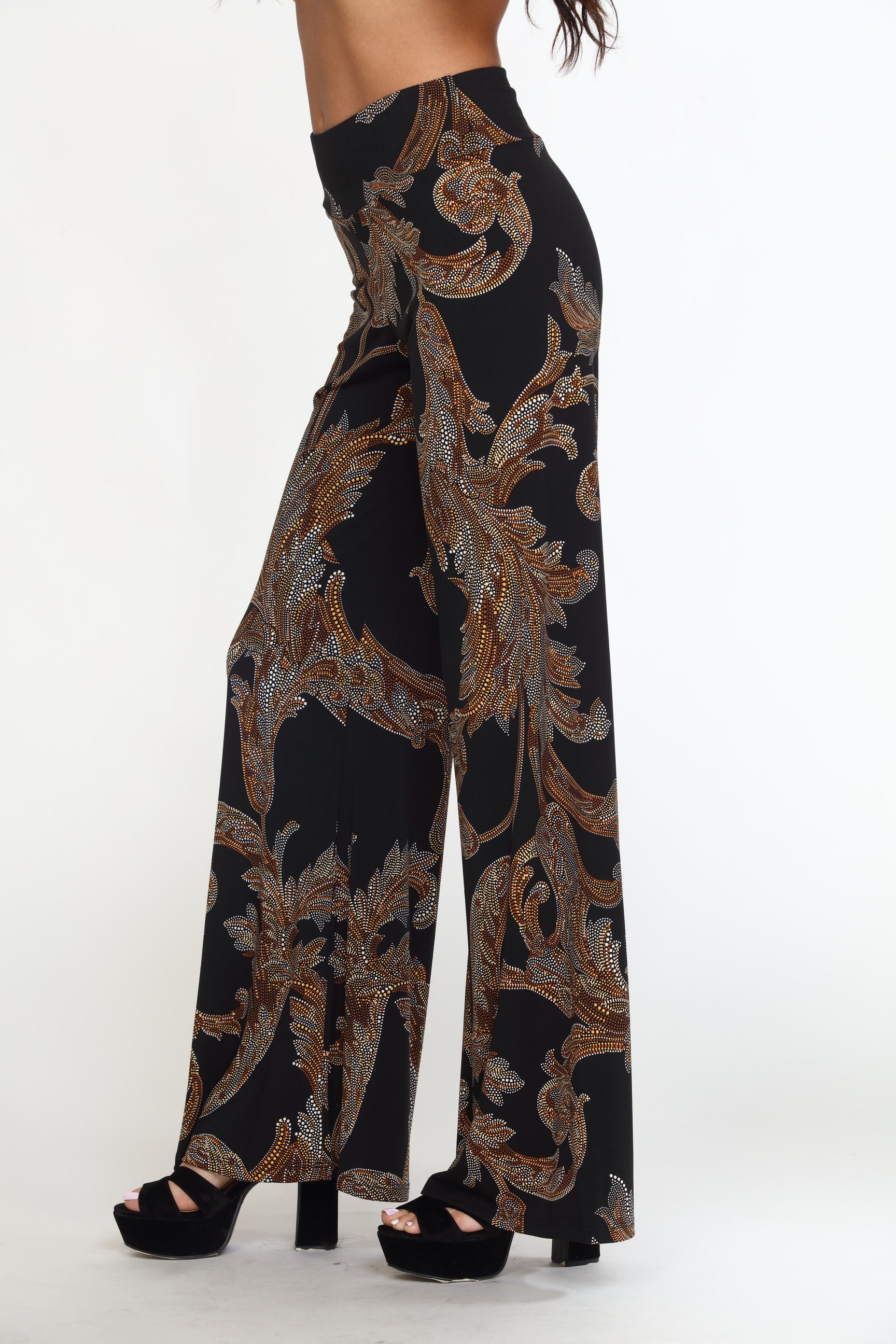 Zandra Stretch Flare Leg Pants