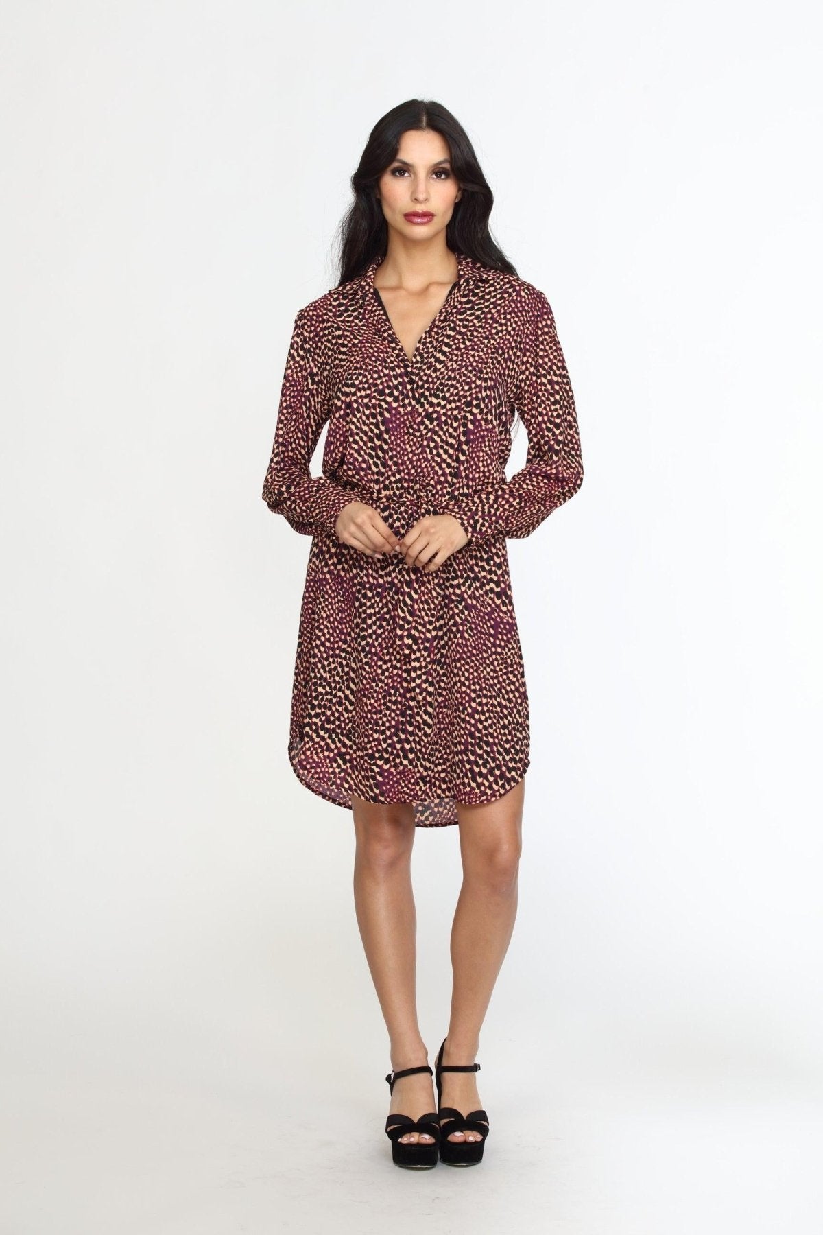 Cusco Belted Shirt Dress-FINAL SALE