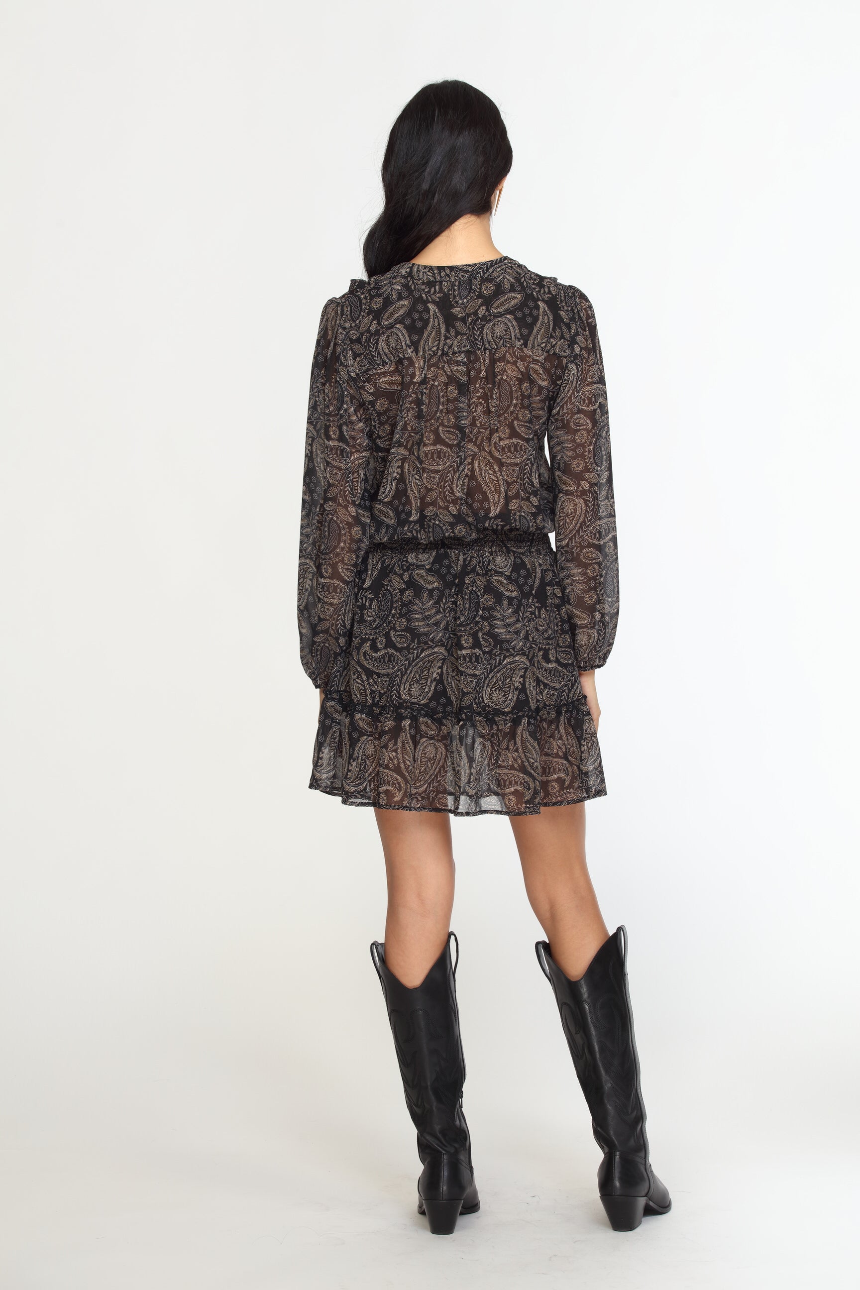 Yukon Ruffle Smocked Dress-FINAL SALE