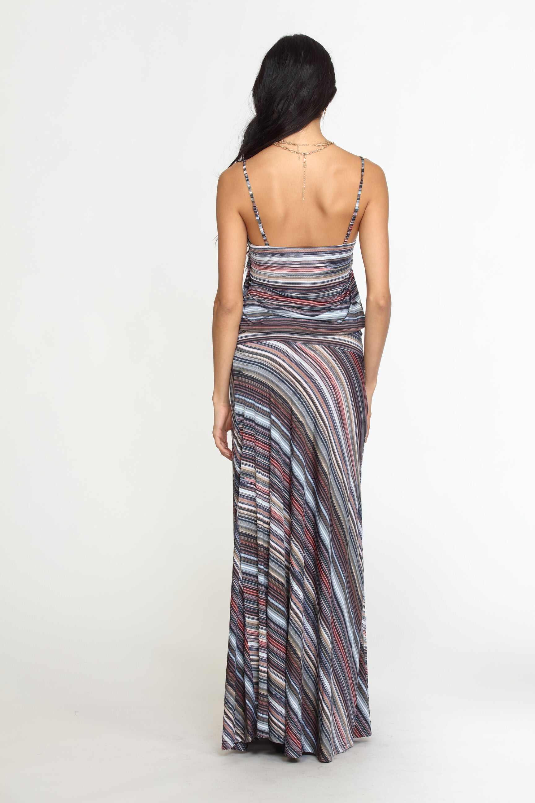 Guadalupe Stretch Drop Waist Maxi Dress- BEST SELLER