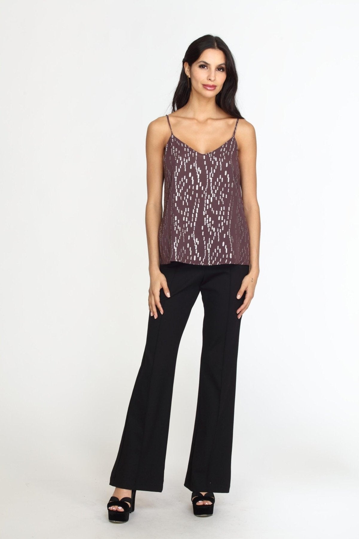 Peonia Lined Chiffon Cami-FINAL SALE