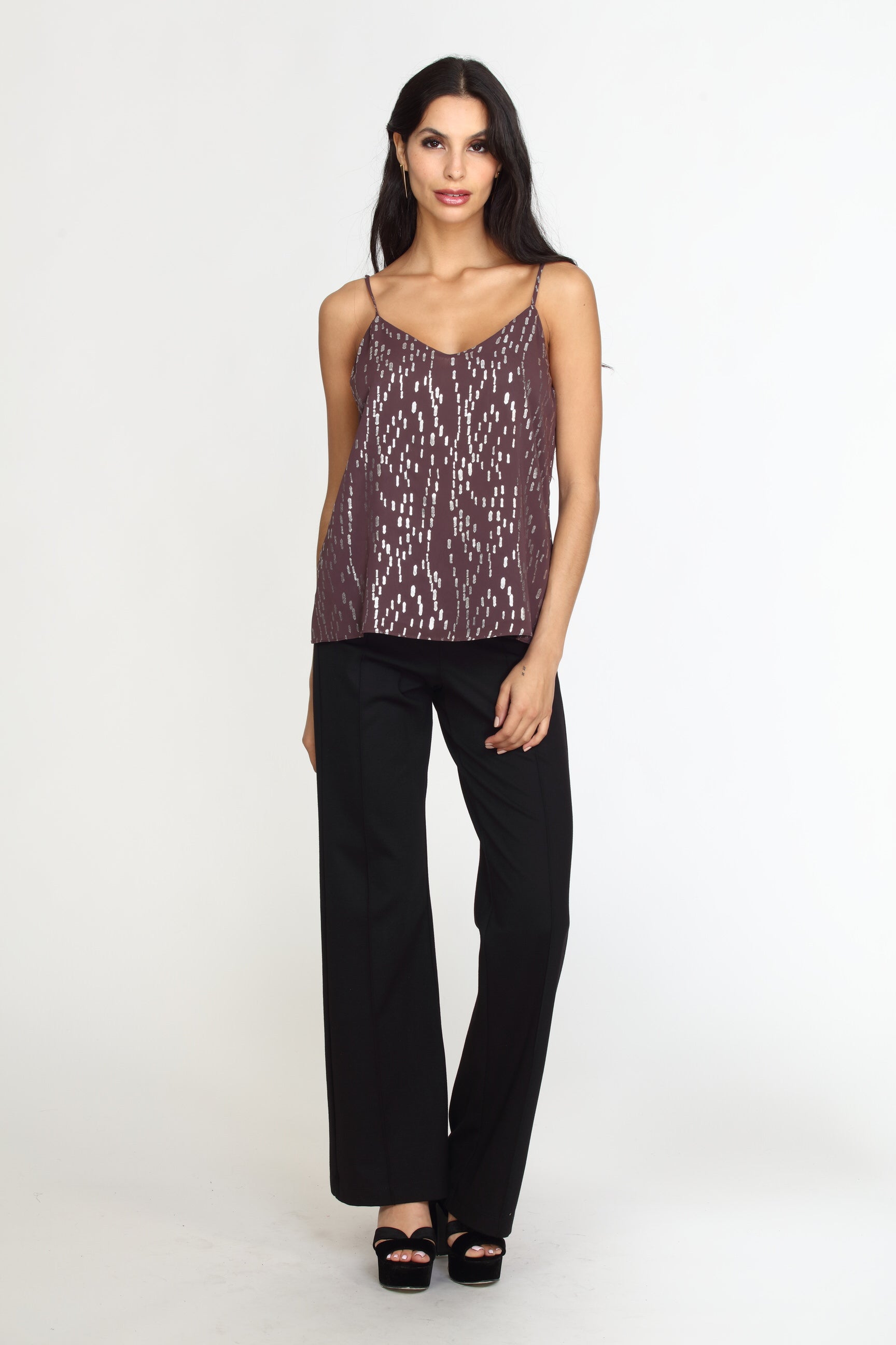 Peonia Lined Chiffon Cami-FINAL SALE