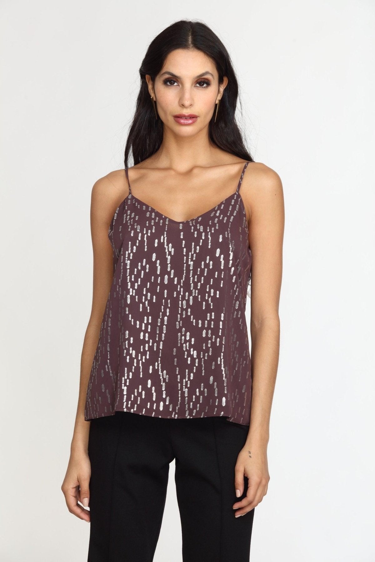 Peonia Lined Chiffon Cami-FINAL SALE