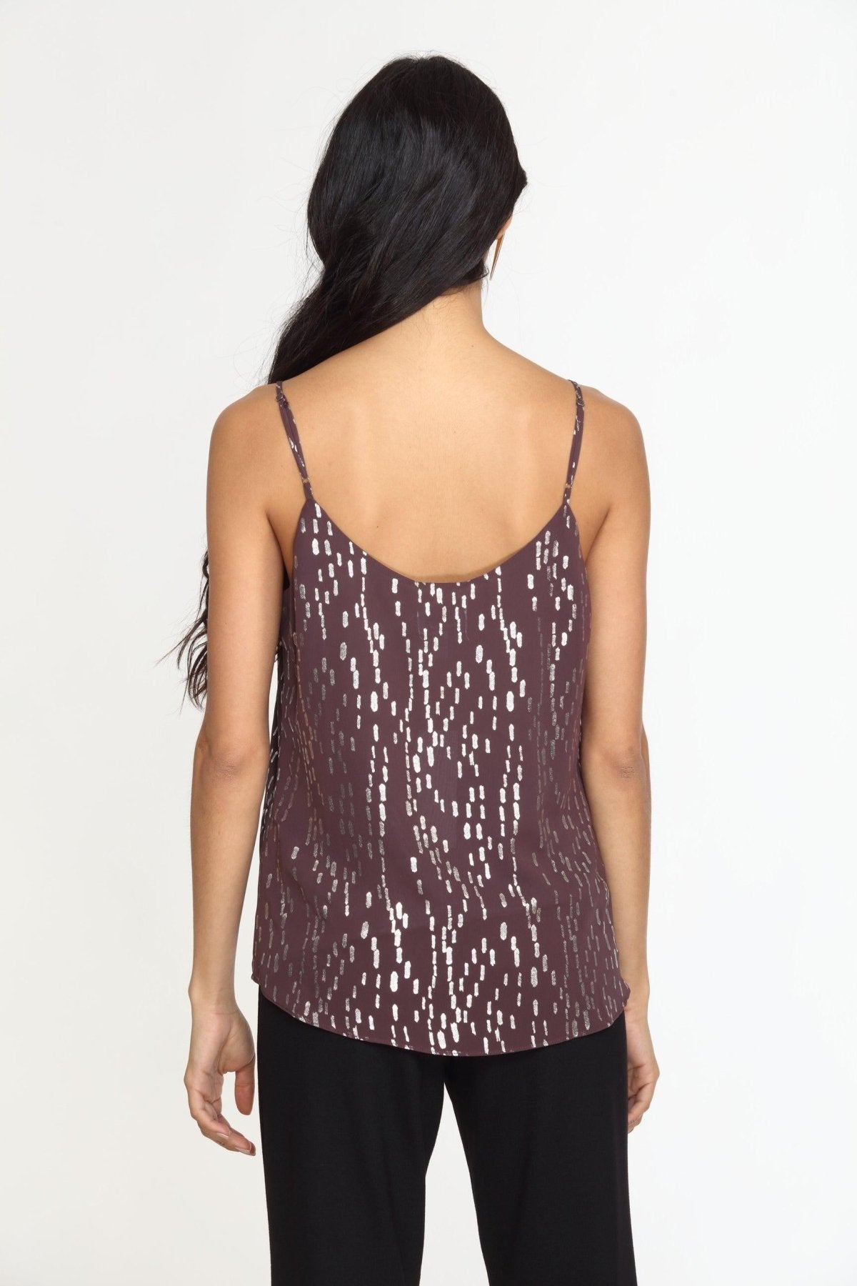Peonia Lined Chiffon Cami-FINAL SALE