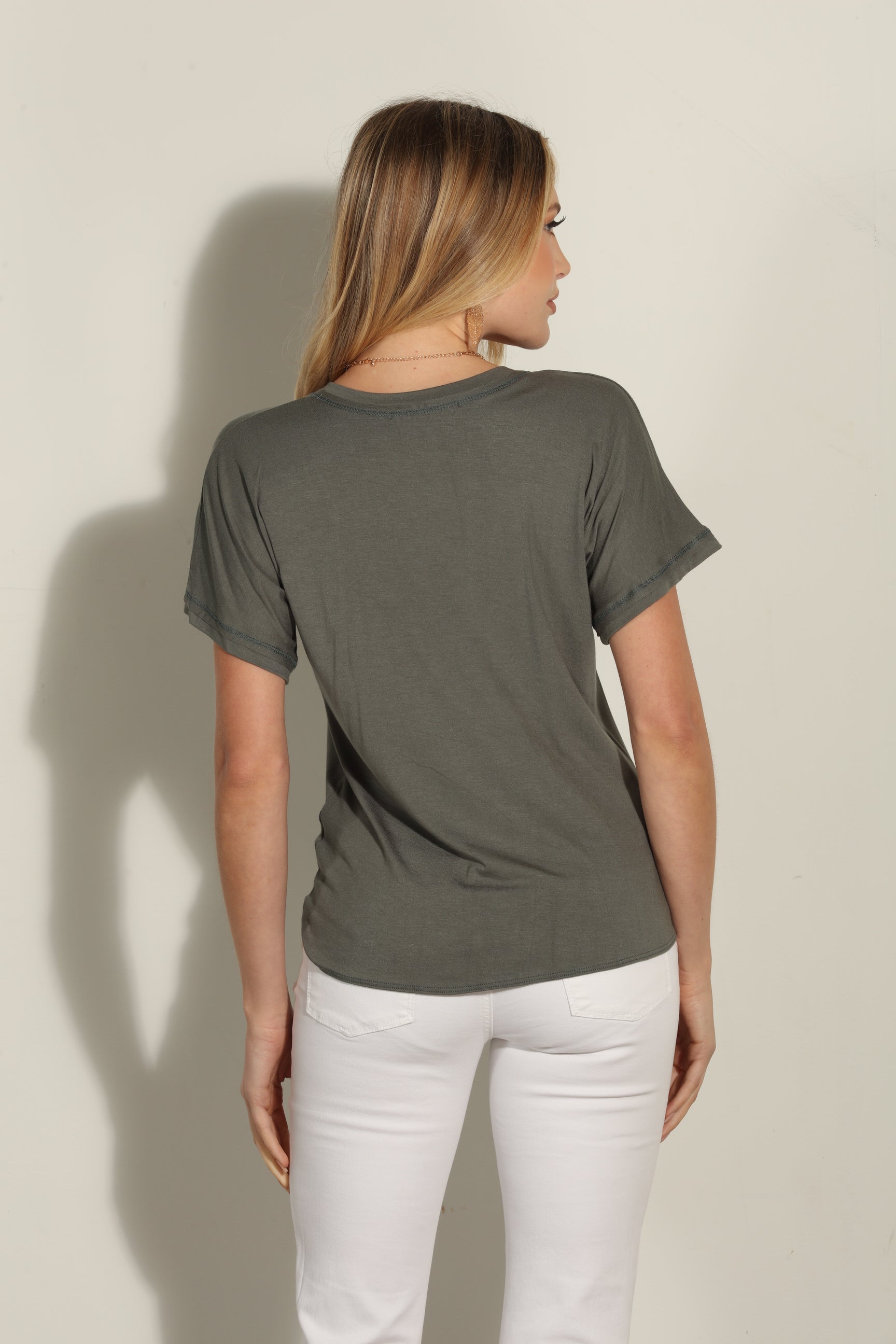 Sage Tee with Front Tie- BEST SELLER