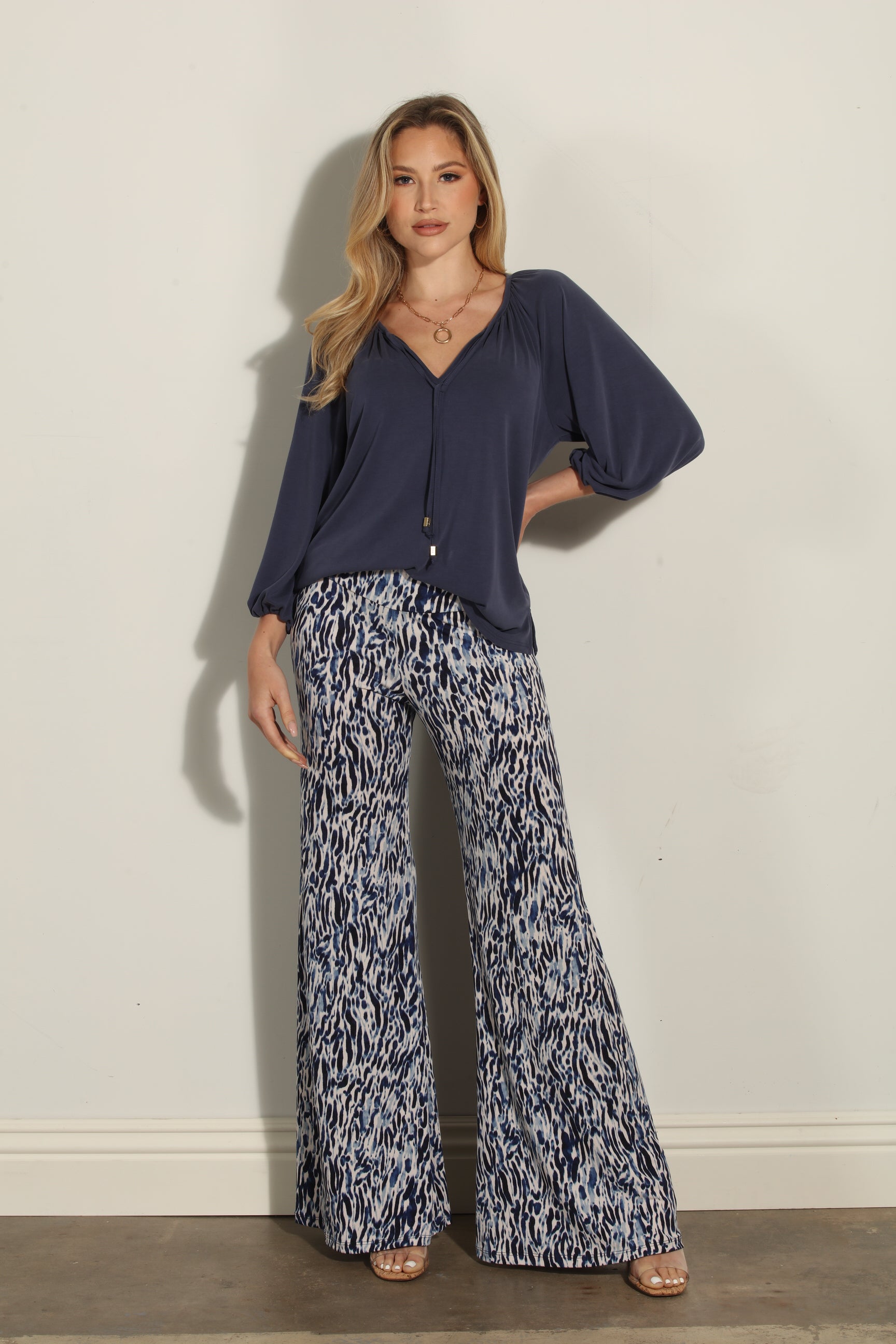 Livia Stretch Flare Leg Pants-FINAL SALE