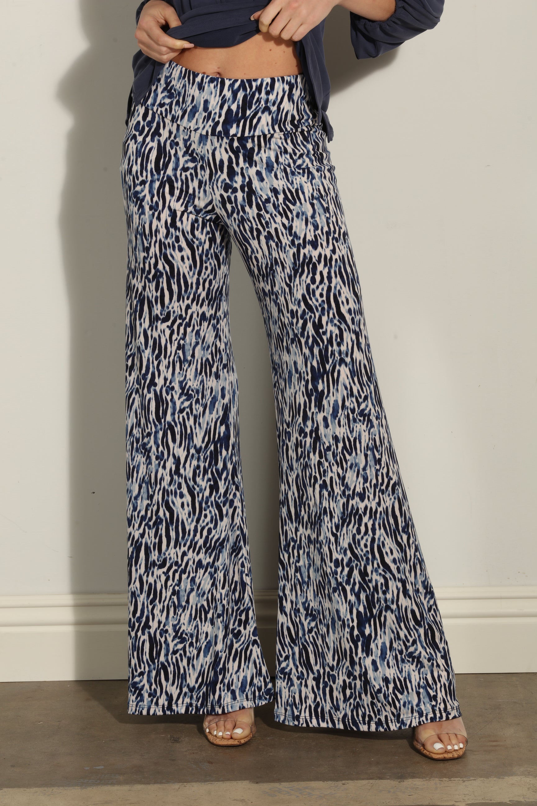 Livia Stretch Flare Leg Pants-FINAL SALE