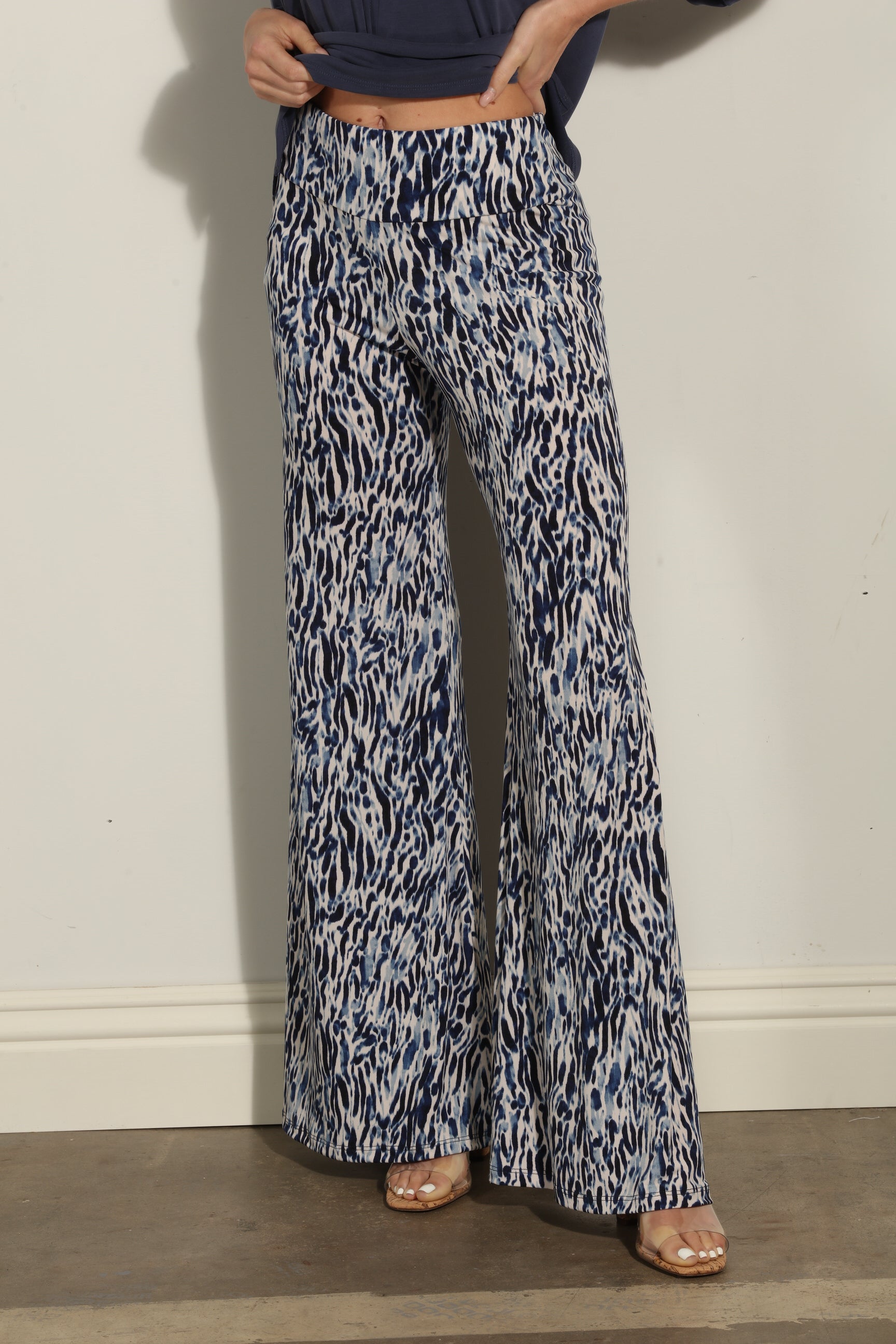 Livia Stretch Flare Leg Pants-FINAL SALE