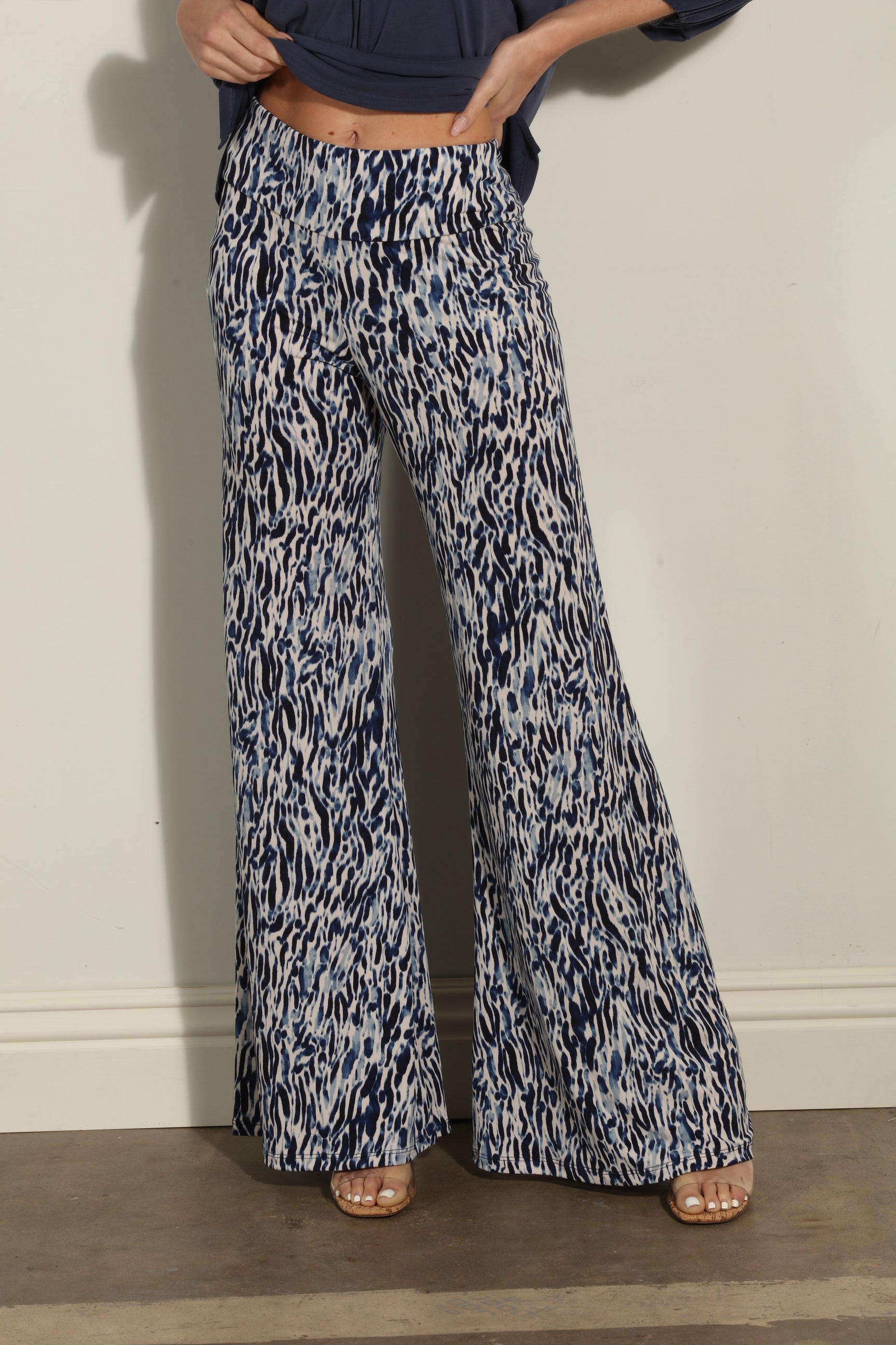 Livia Stretch Flare Leg Pants-FINAL SALE