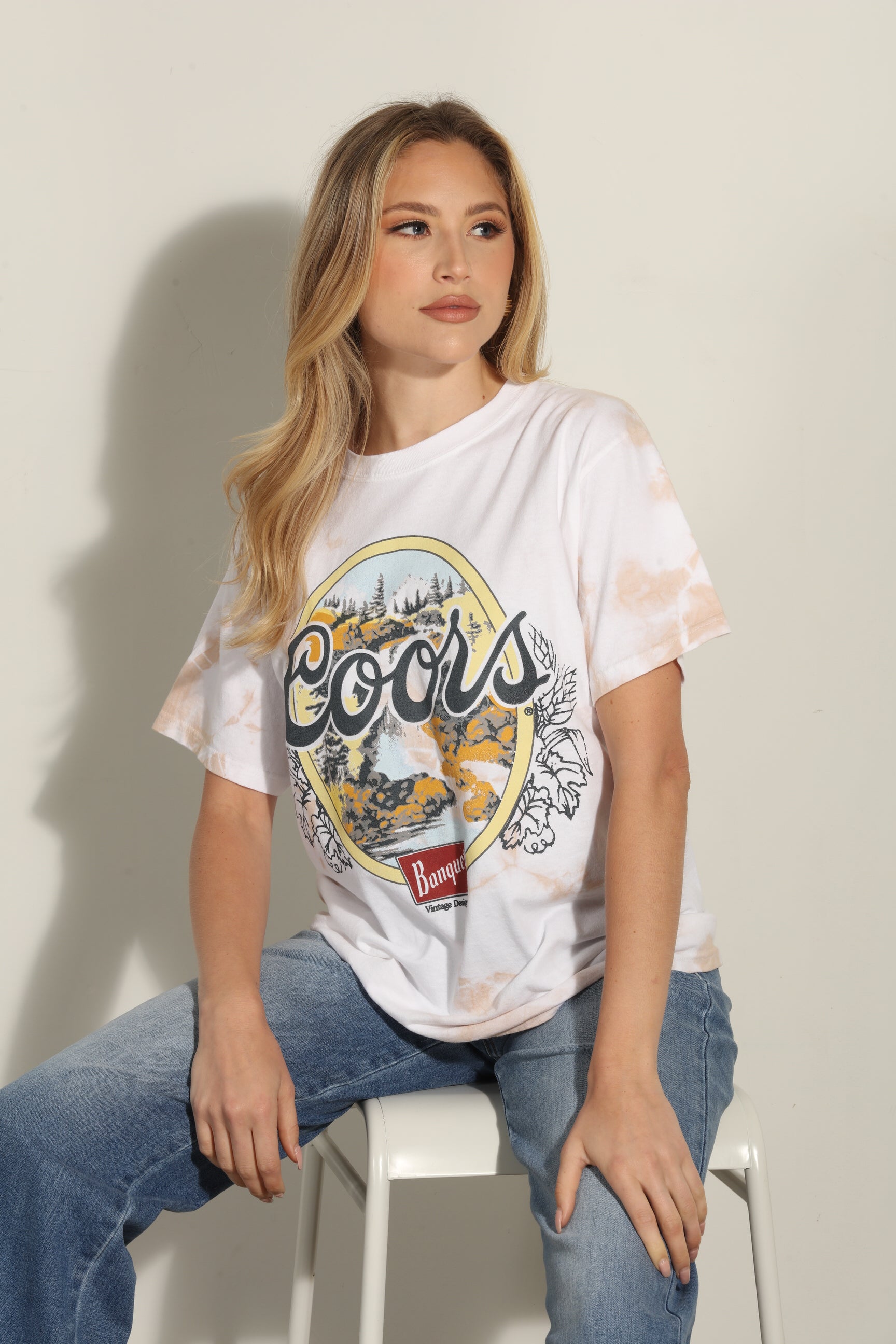 Coors Tie Dye Tee-FINAL SALE